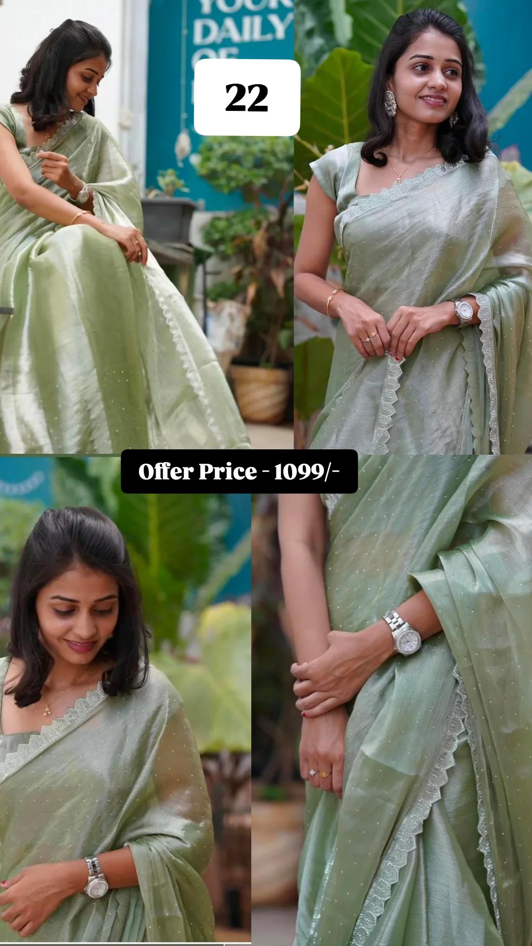 Super Sale Festive Offer Sarees ✨