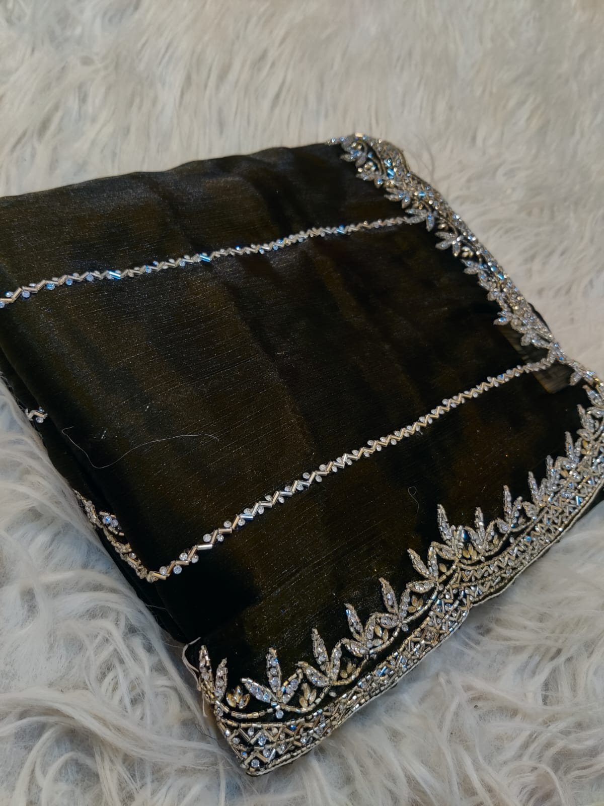 Soft Organza Handwork Saree
