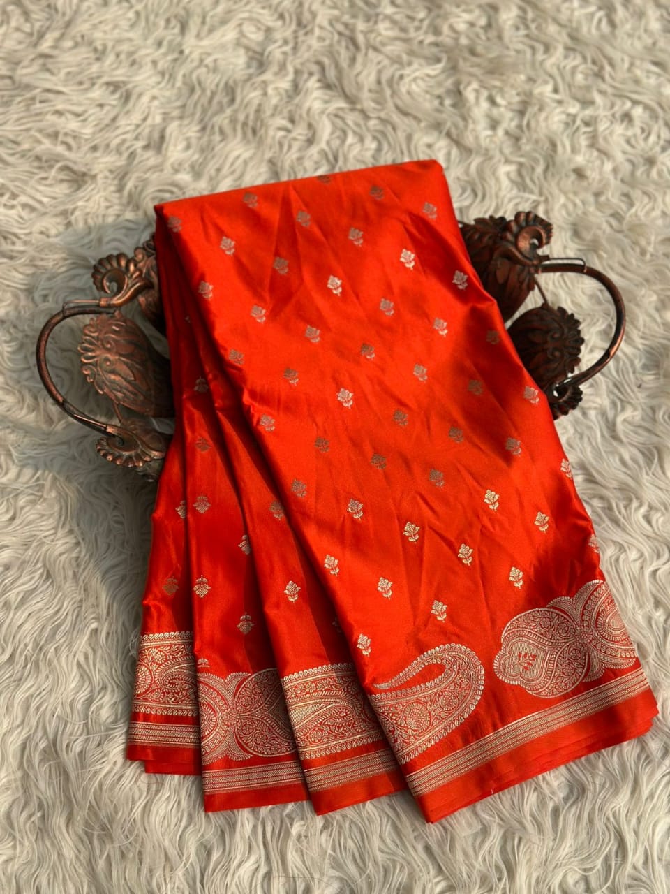 Pure Banarasi Mashru Silk Saree ✨