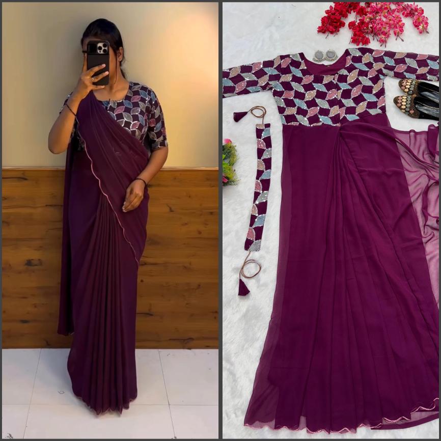 Zip and Go Ready to wear saree