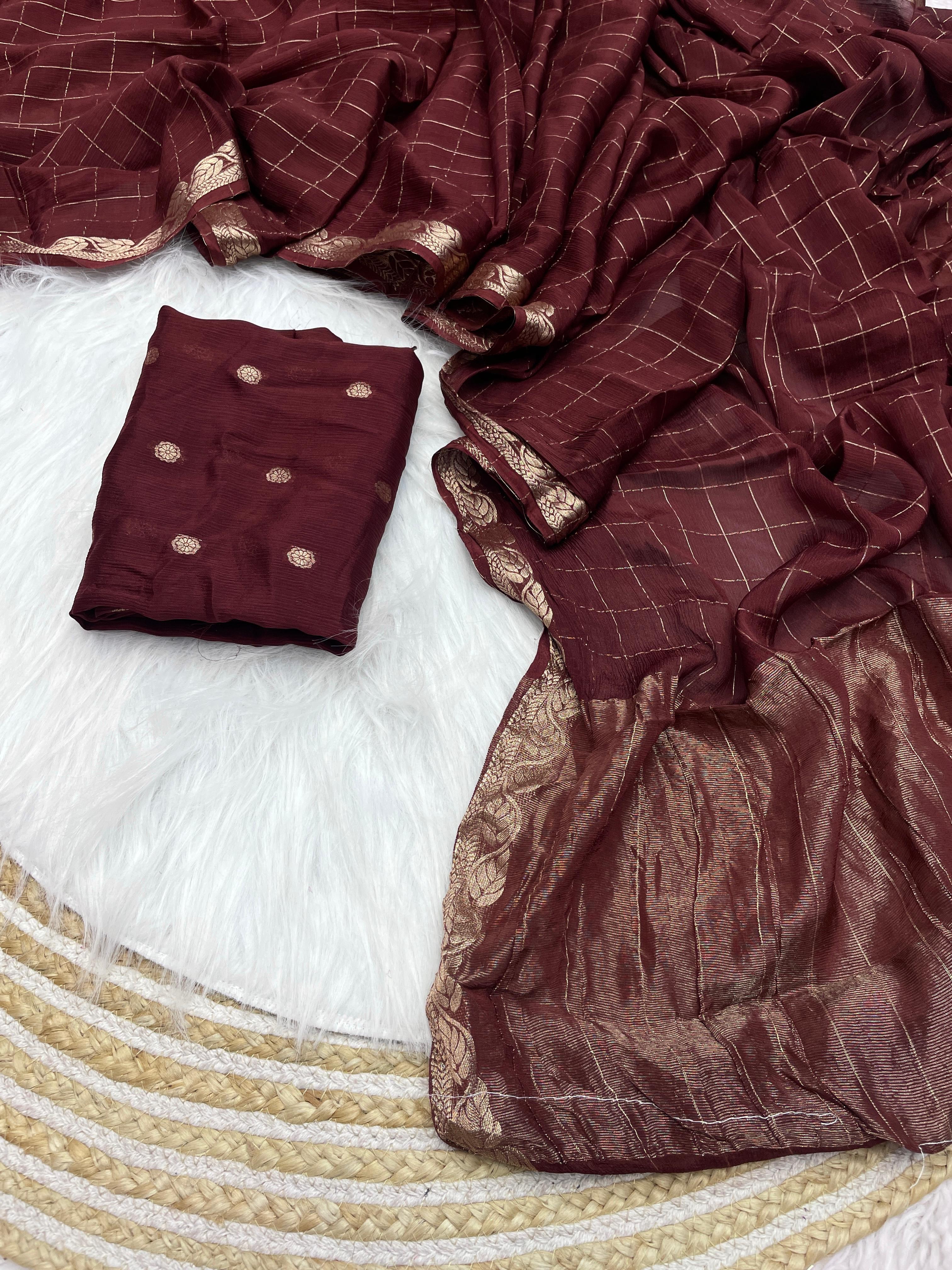 Hand Dyeing Handloom Saree 🤎💜