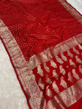 Banarasi Khaddi Katan Georgette Soft Silk Saree