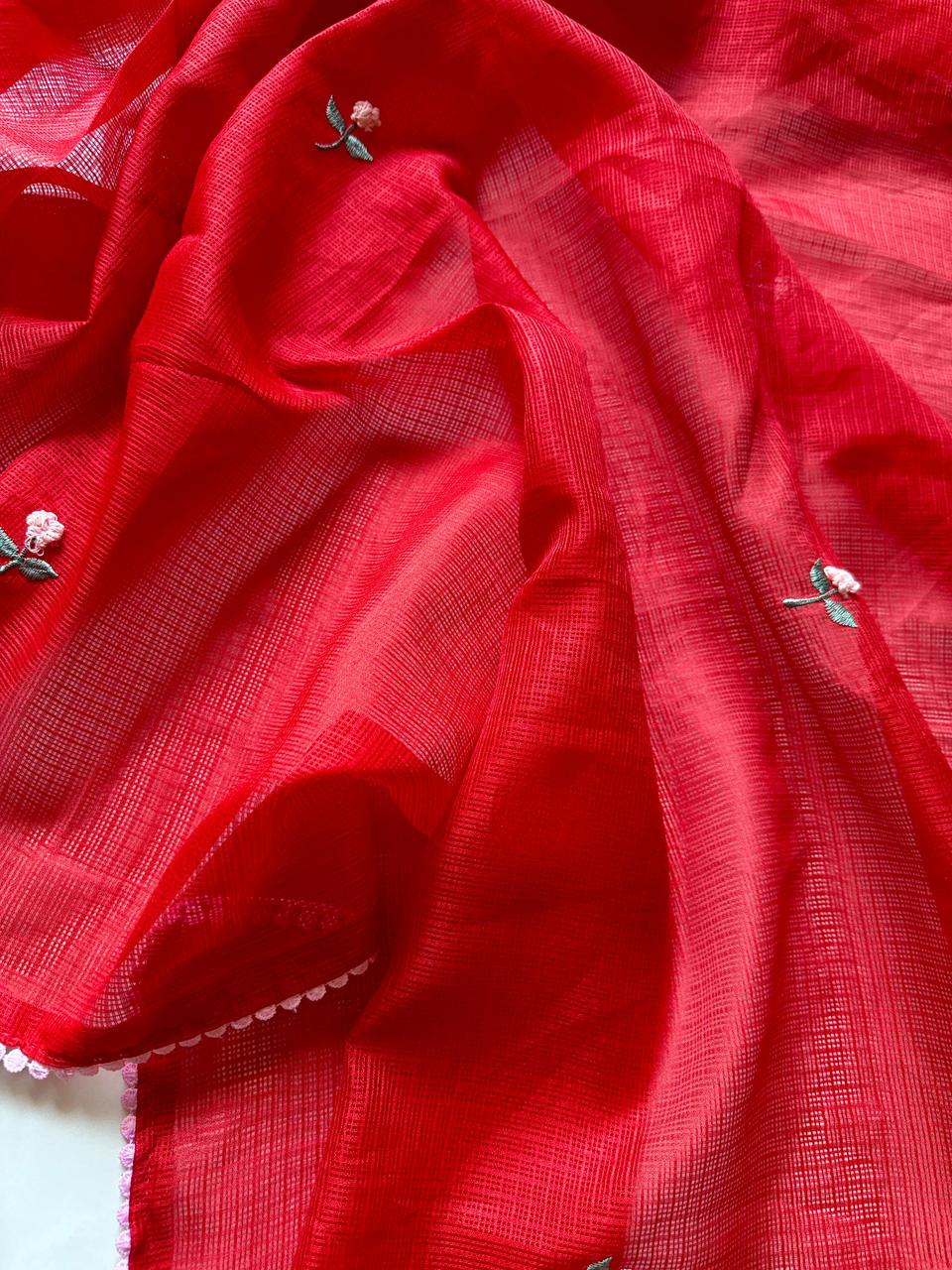 Kota Doriya Knot work Saree
