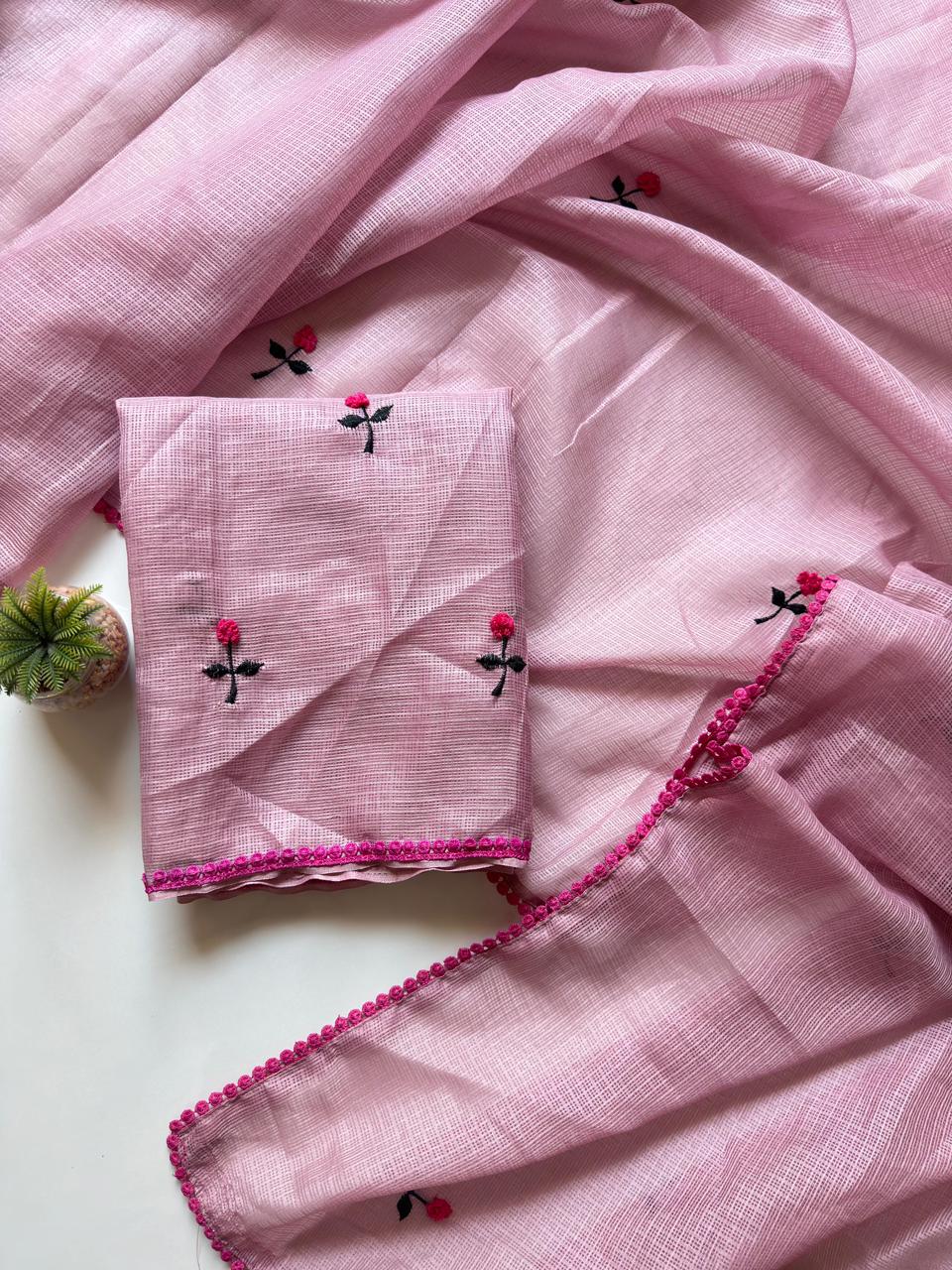 Kota Doriya Knot work Saree