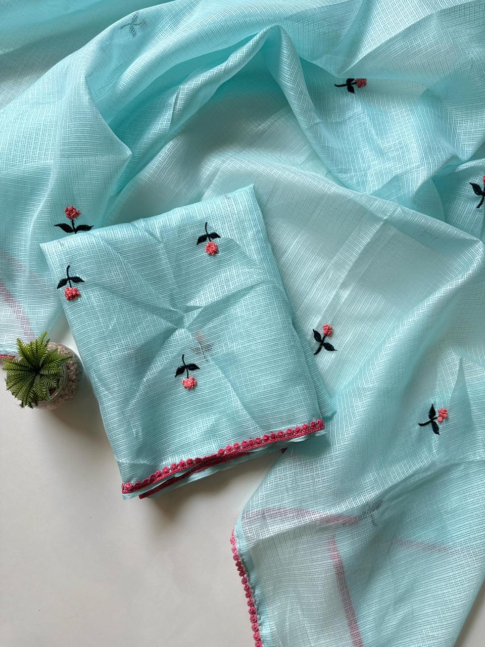 Kota Doriya Knot work Saree