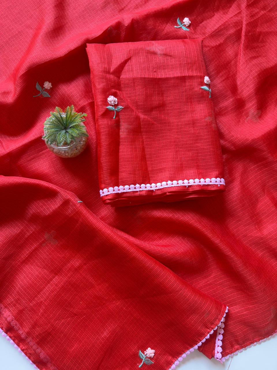 Kota Doriya Knot work Saree