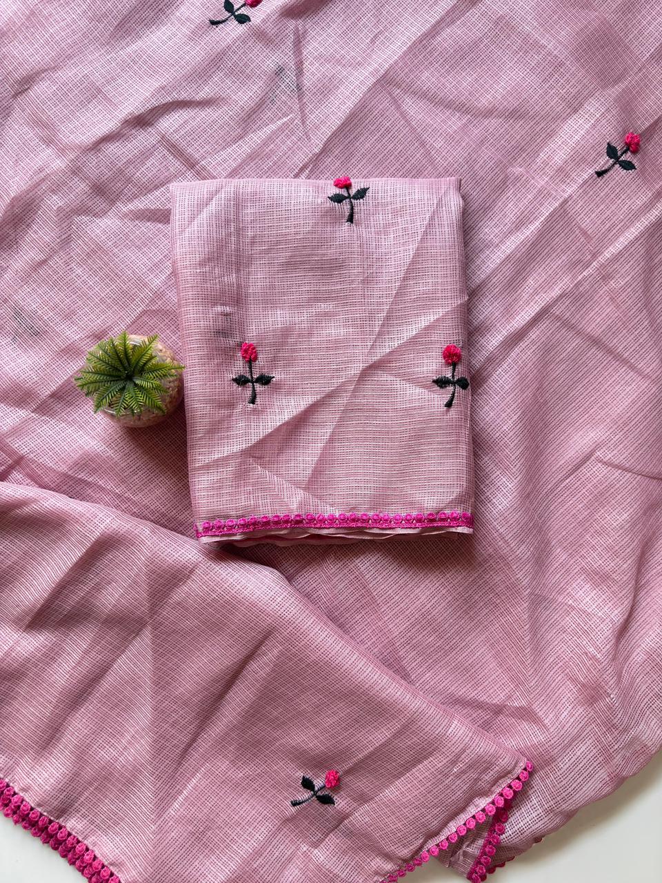Kota Doriya Knot work Saree