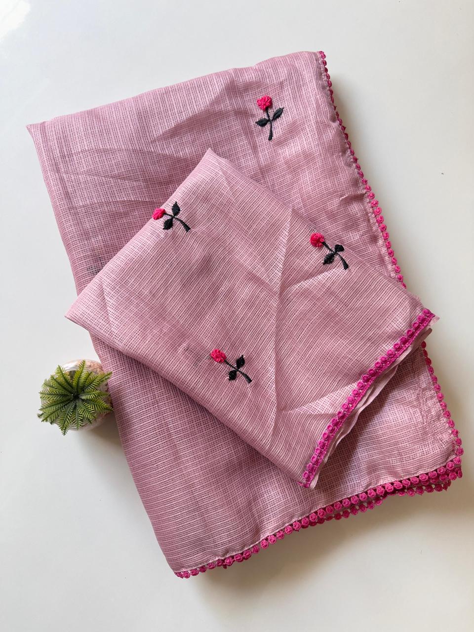 Kota Doriya Knot work Saree