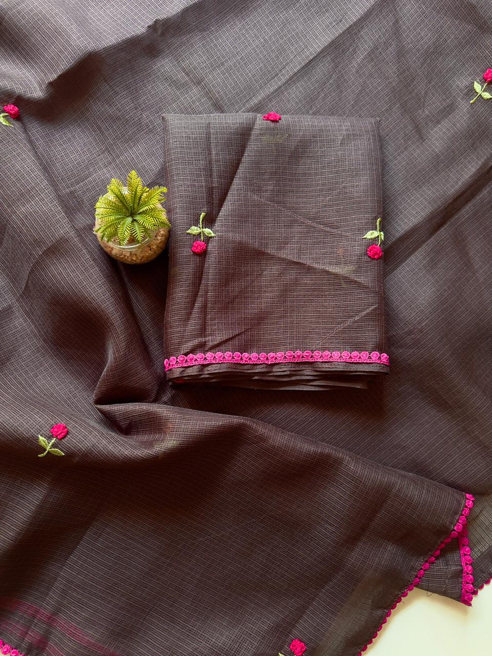 Kota Doriya Knot work Saree