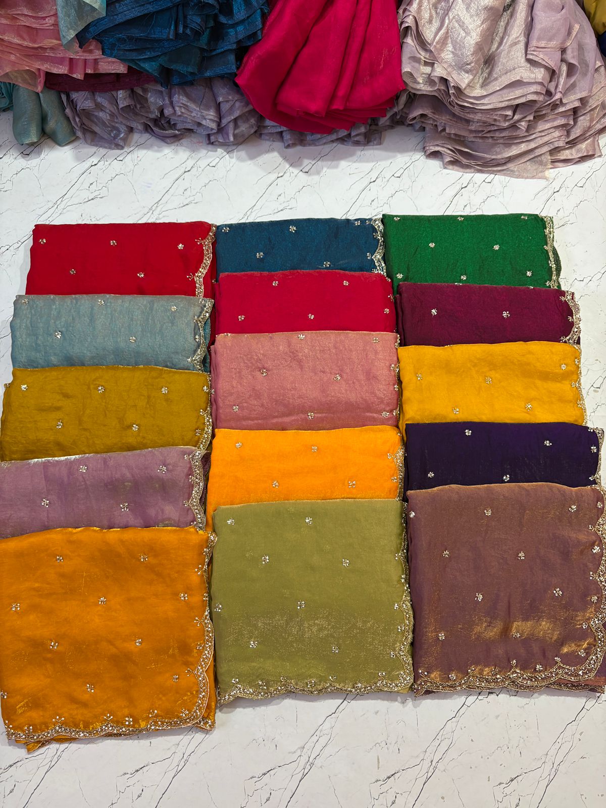 Fendy Silk Designer Handwork Saree