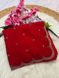 Fendy Silk Designer Handwork Saree