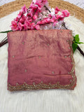 Fendy Silk Designer Handwork Saree