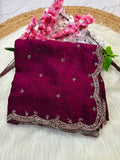 Fendy Silk Designer Handwork Saree