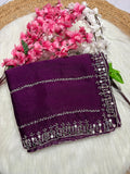 Soft Organza Designer Handwork Saree