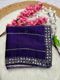 Soft Organza Designer Handwork Saree