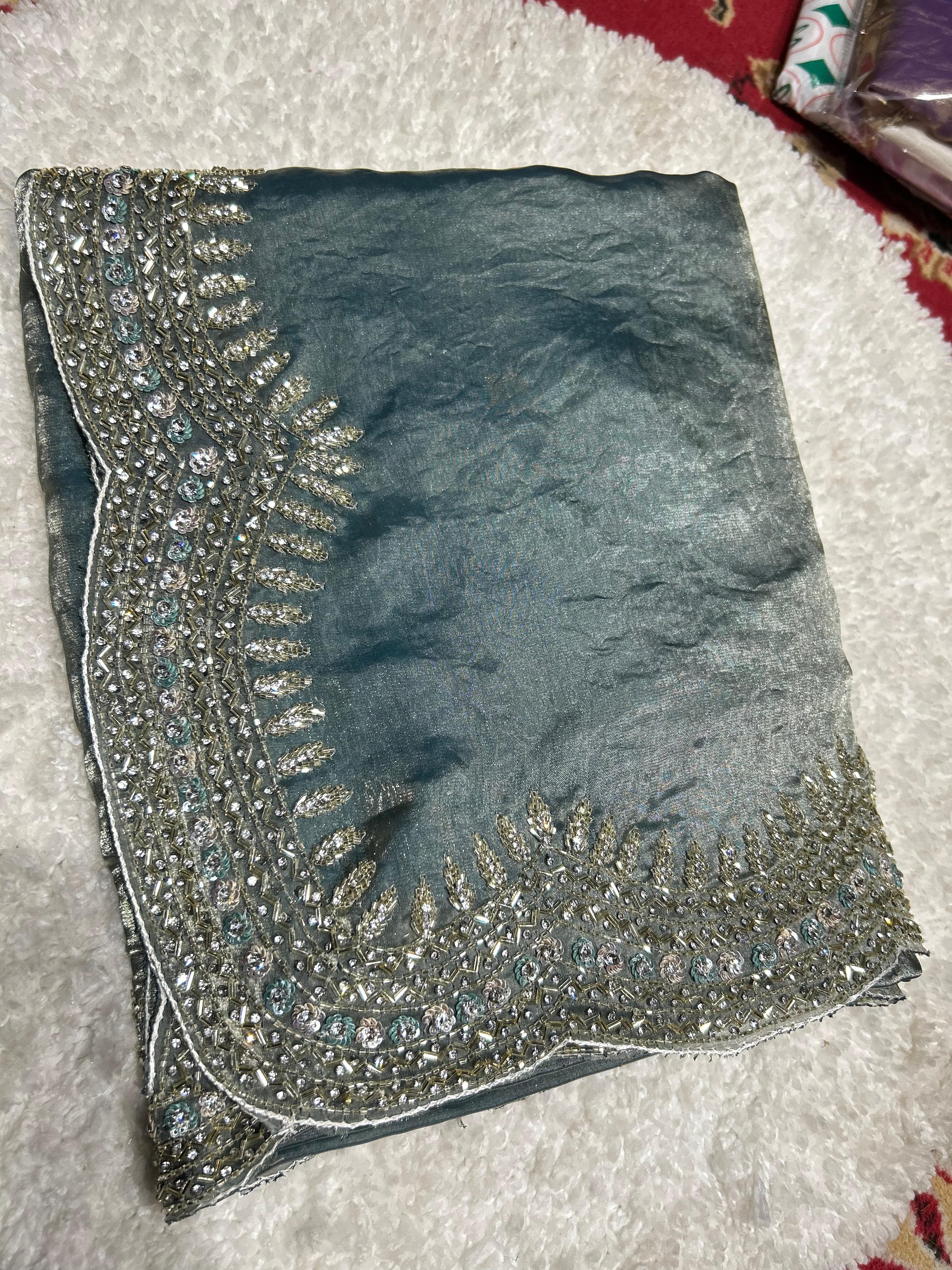 Koyla - Designer Handwork Saree