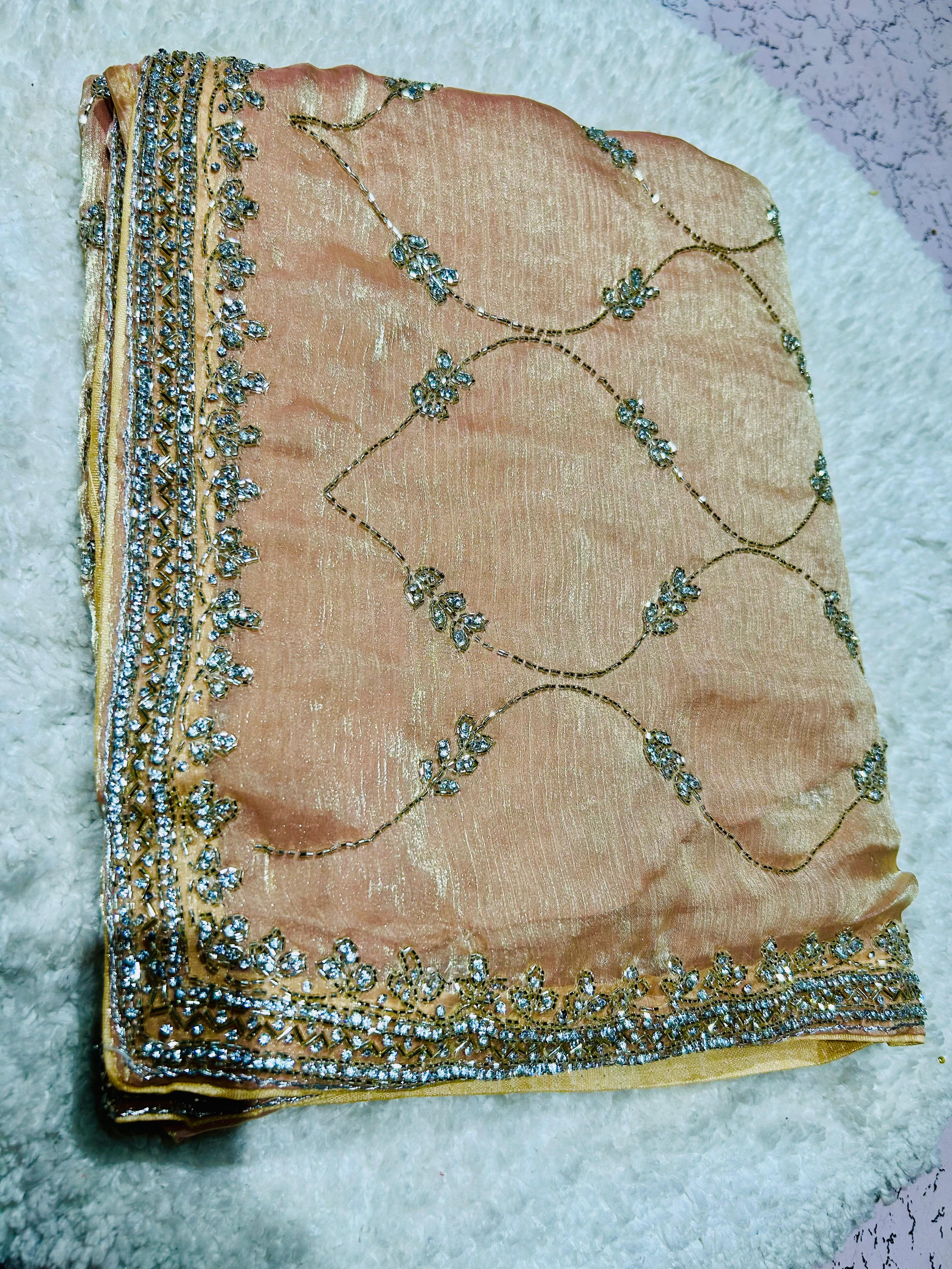 Designer Handwork Saree