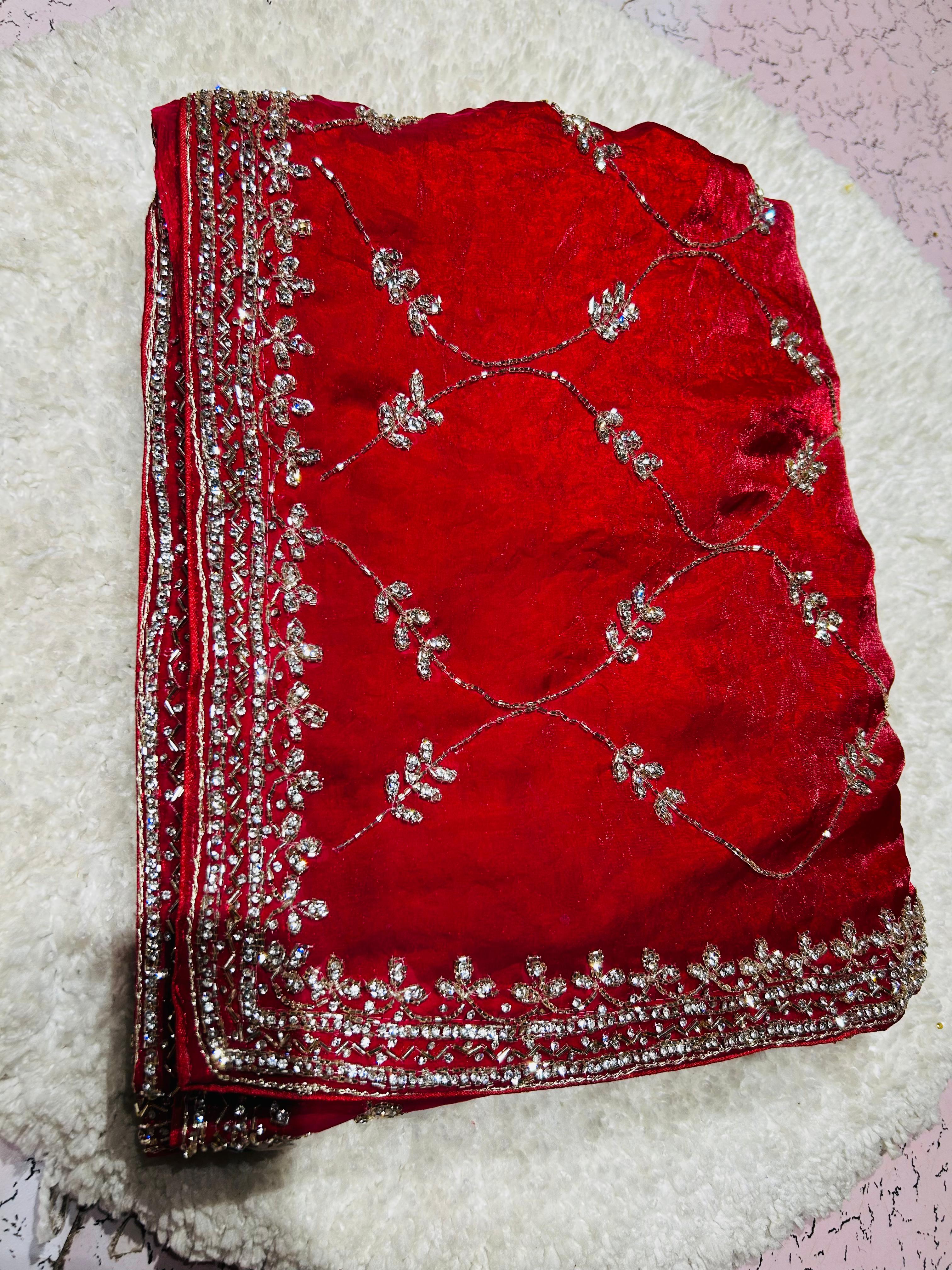 Designer Handwork Saree