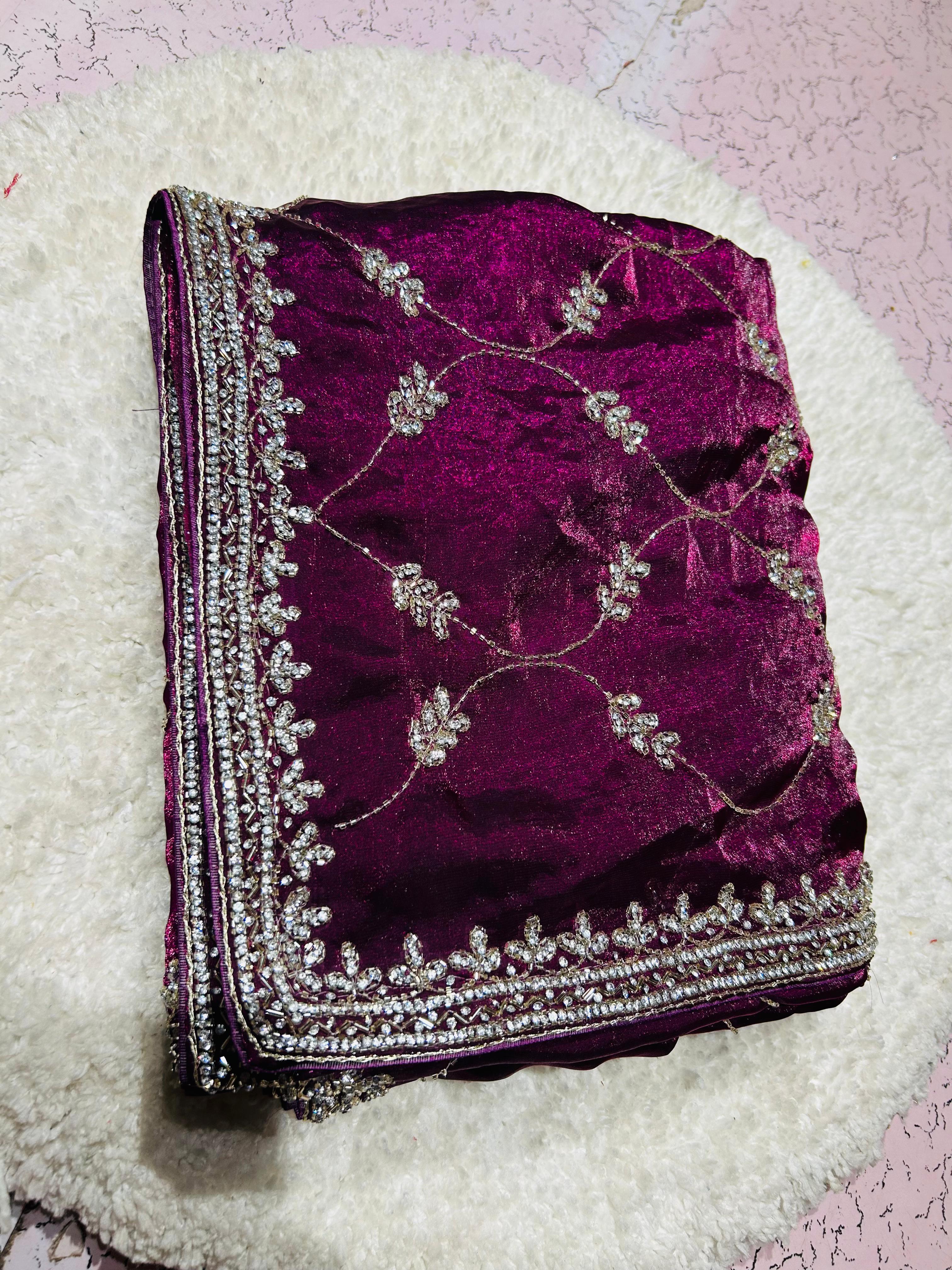 Designer Handwork Saree