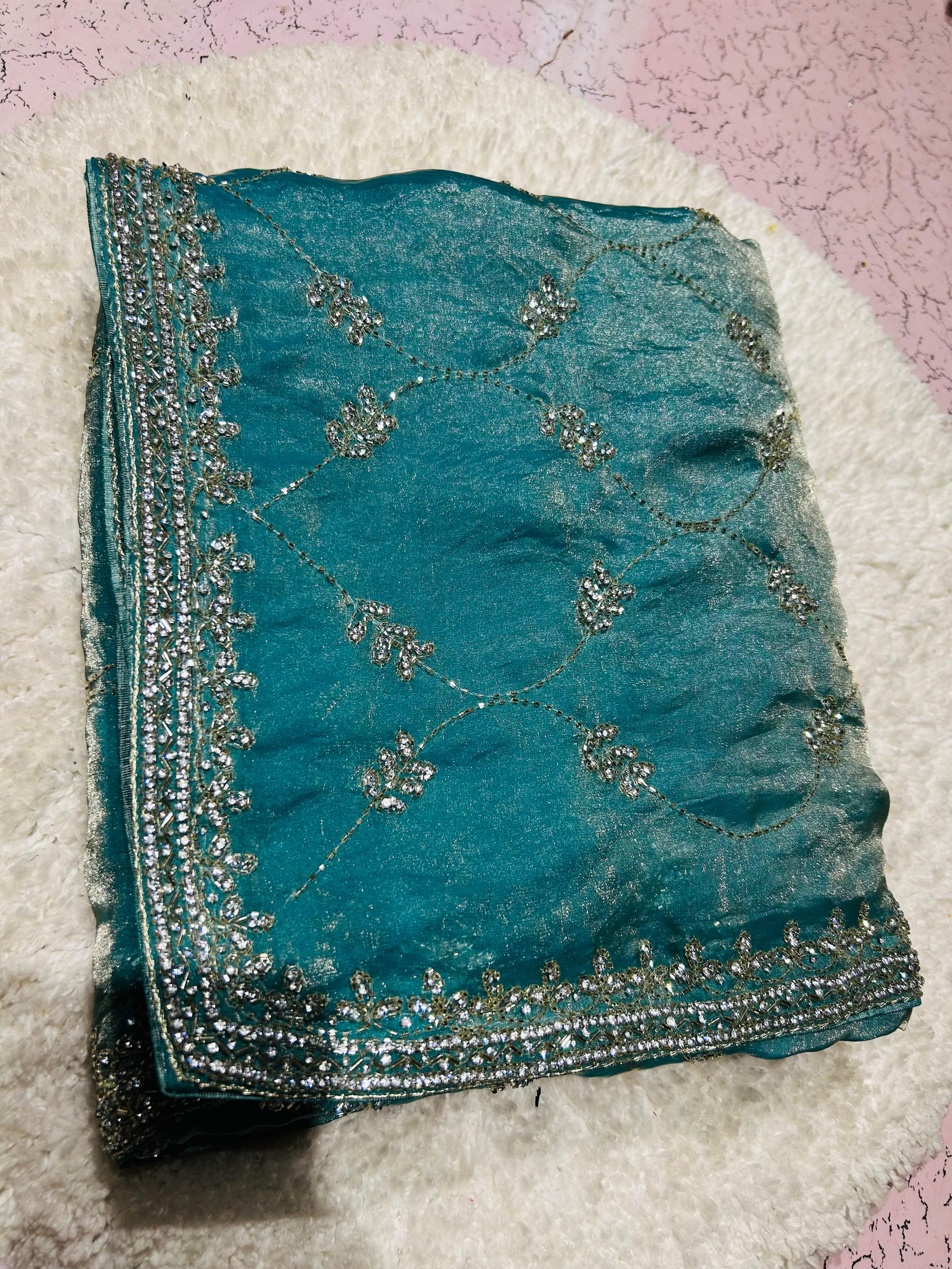 Designer Handwork Saree