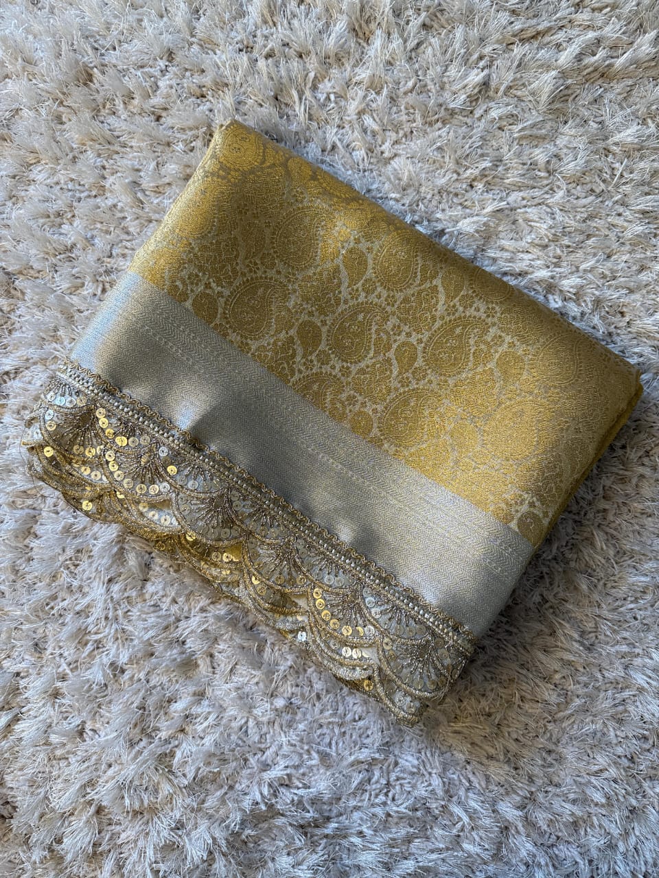 Kanjivaram Bridal bridal Katan Tissue Silk Saree