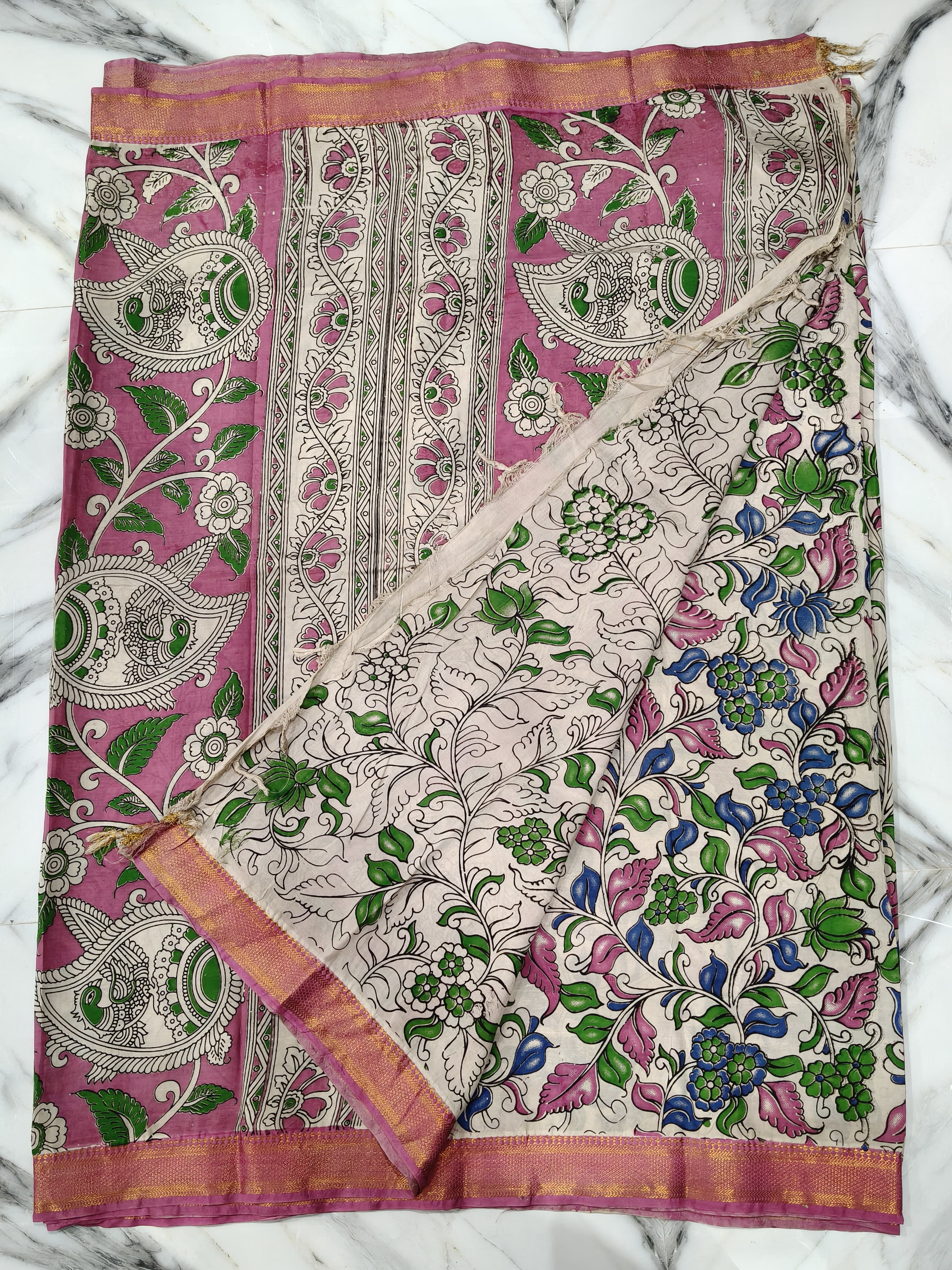 Kalamkari Cotton Saree