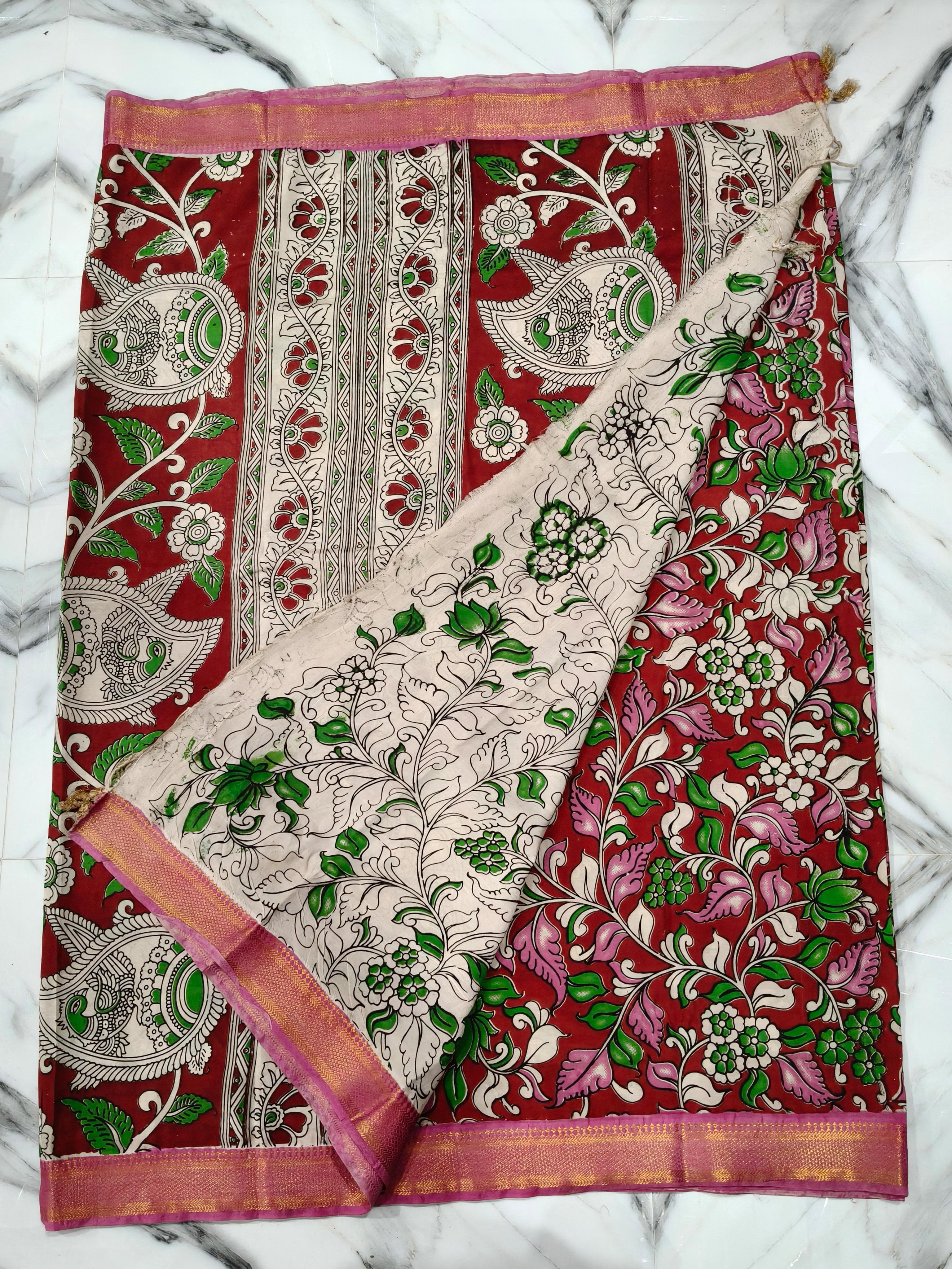 Kalamkari Cotton Saree