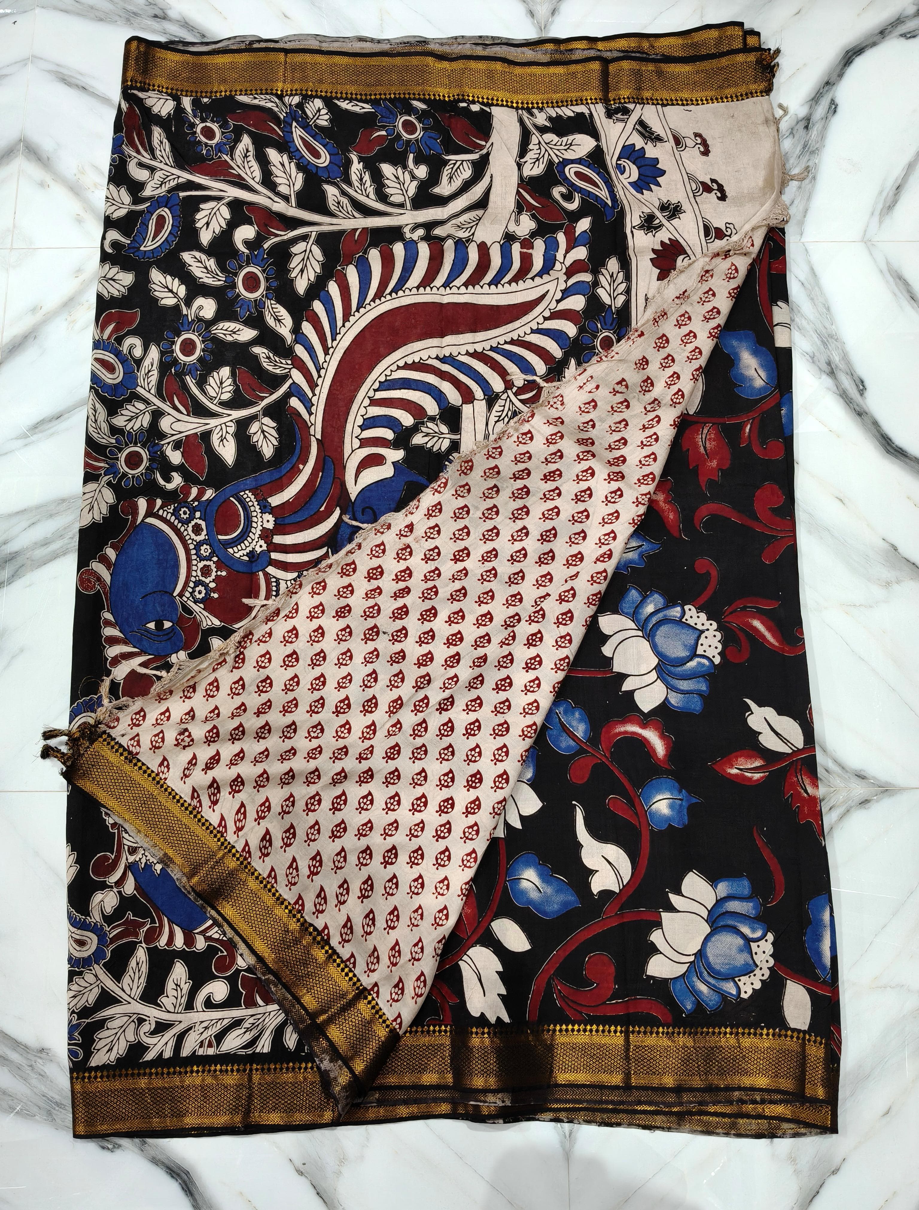 Kalamkari Cotton Saree