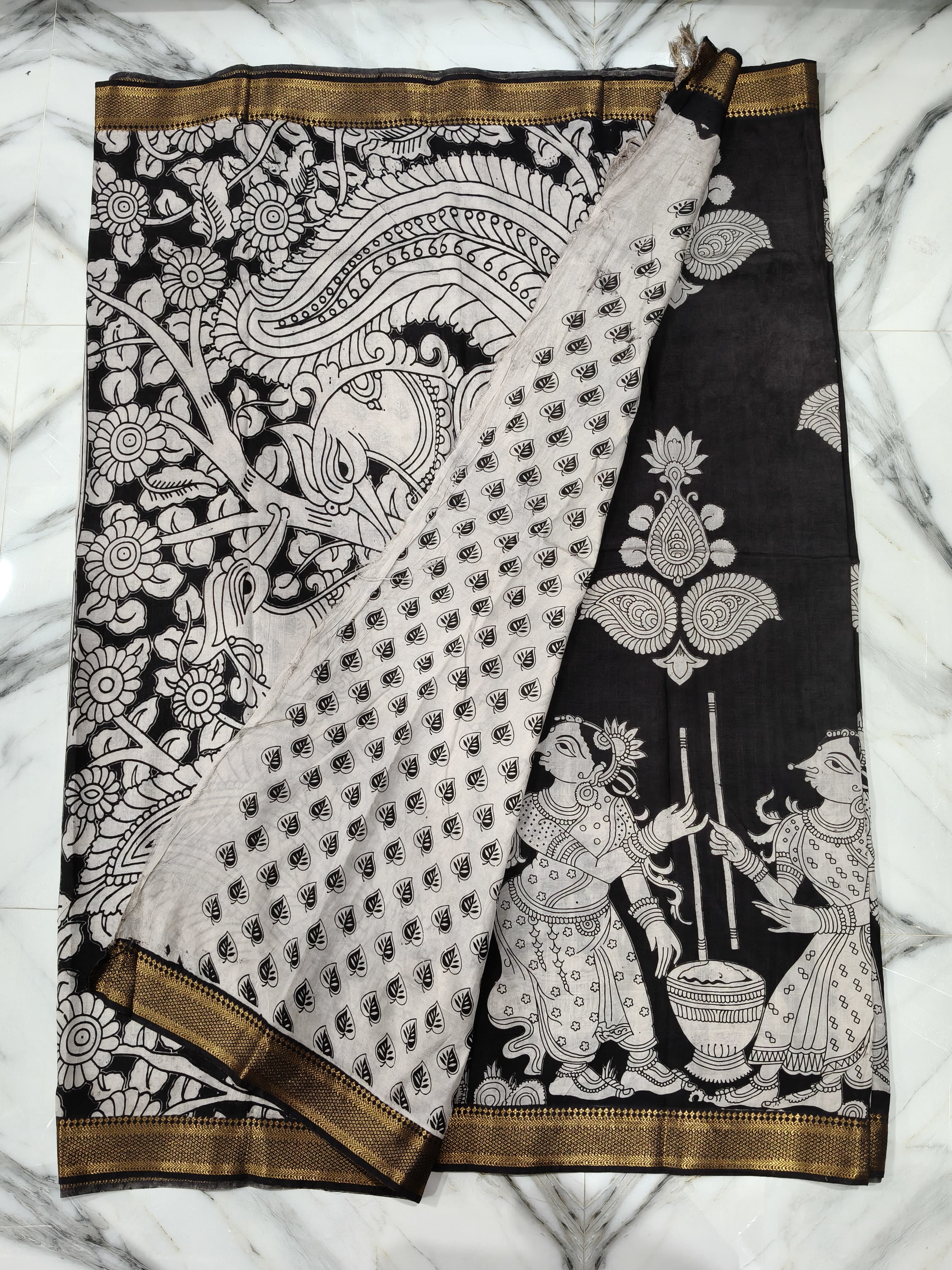 Kalamkari Cotton Saree