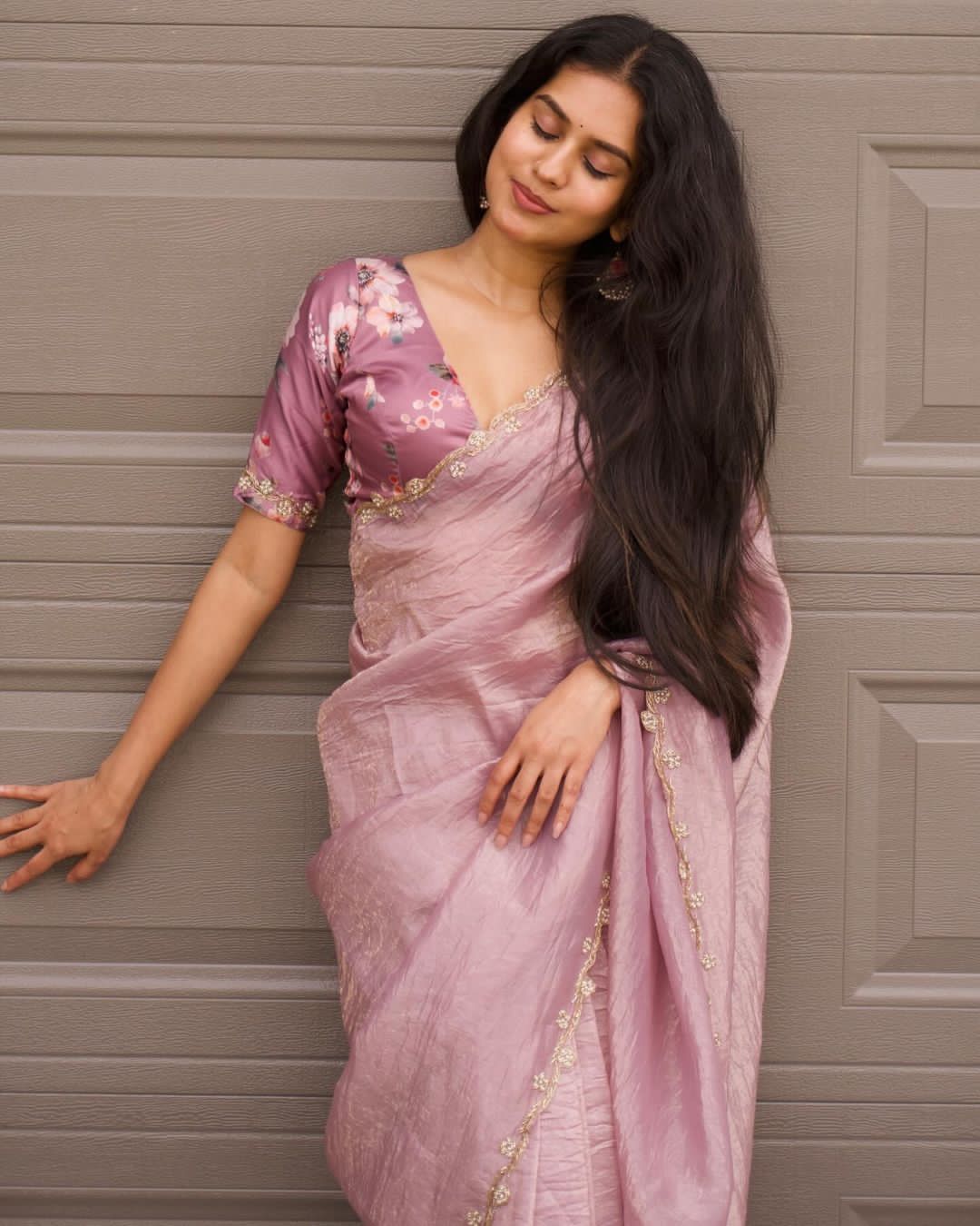 Gold Crush Saree