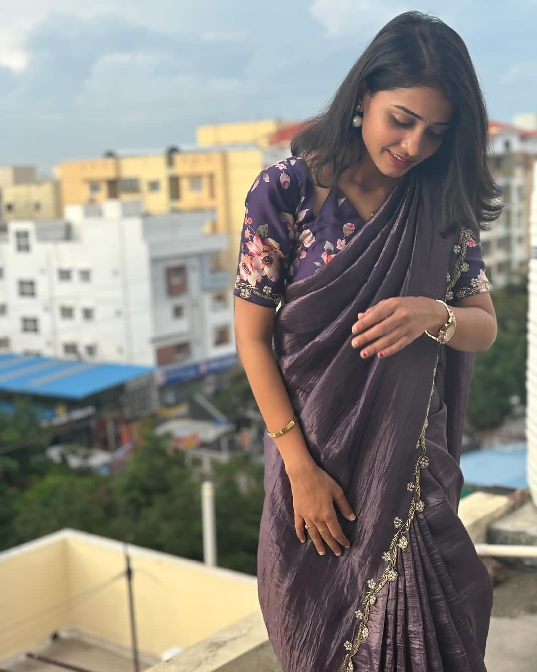 Gold Crush Saree
