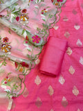 Pure Banarasi mercerised Unstitched Suit Material
