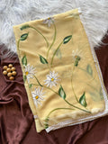 Chiffon Hand-painted saree