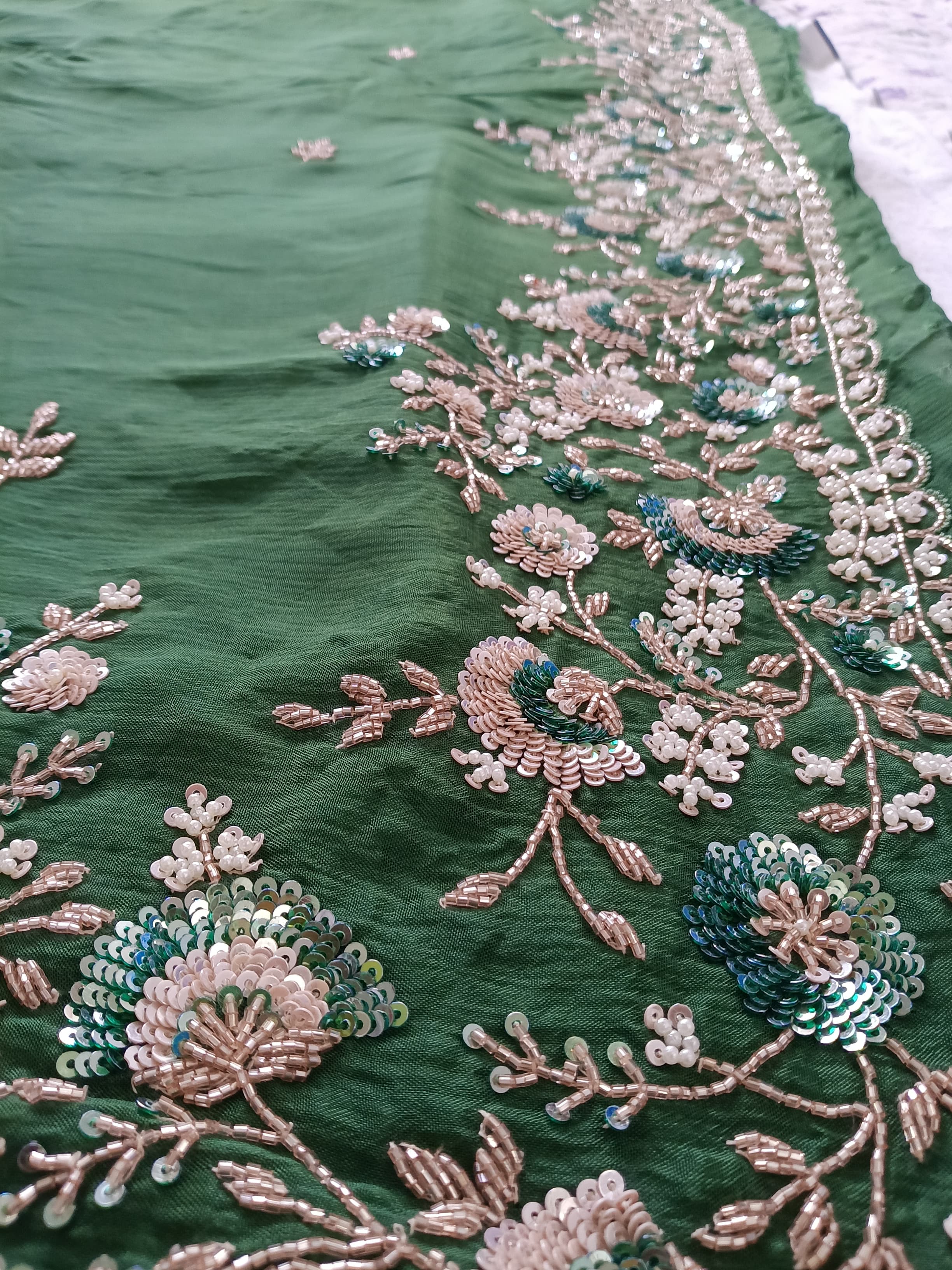 Chinon Handwork Saree