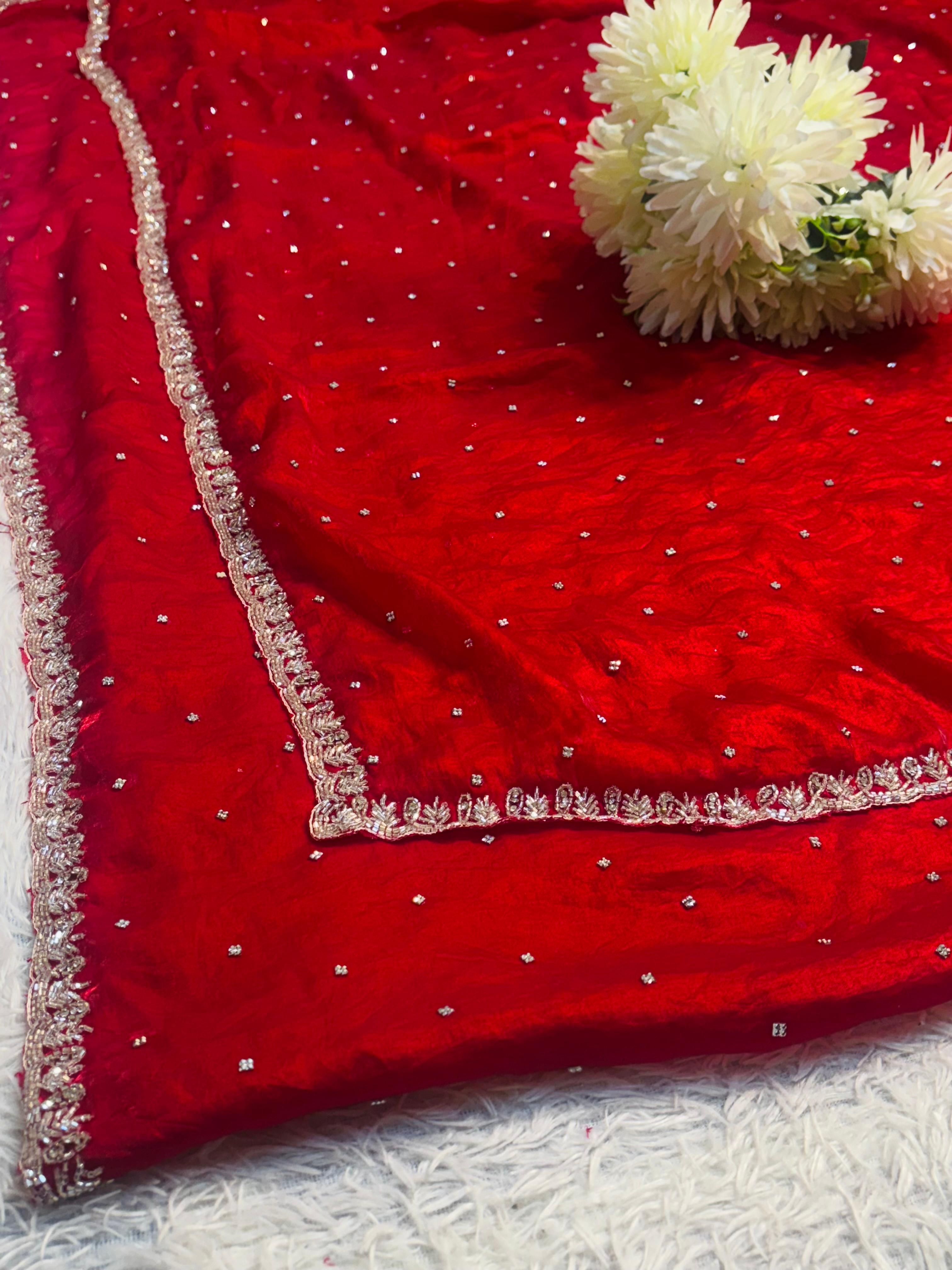 Sasha - Fendy Silk Designer Handwork Saree