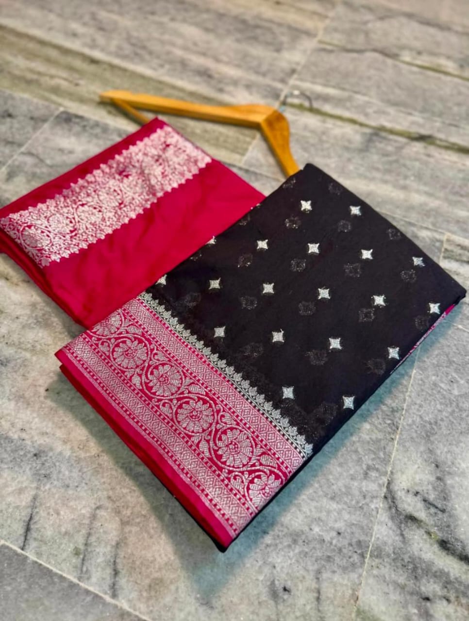 Banarasi Georgette Katan Silk Saree