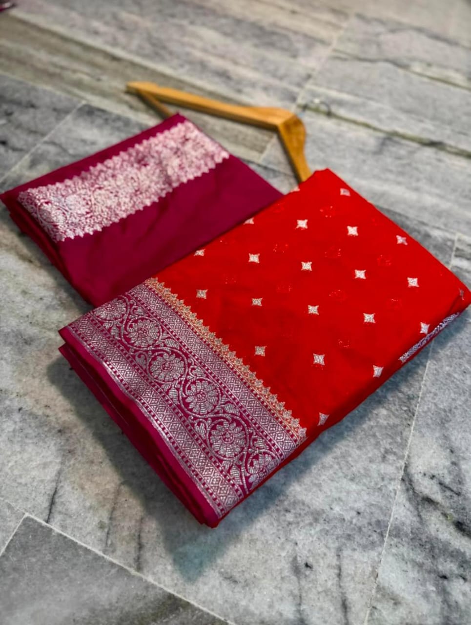 Banarasi Georgette Katan Silk Saree