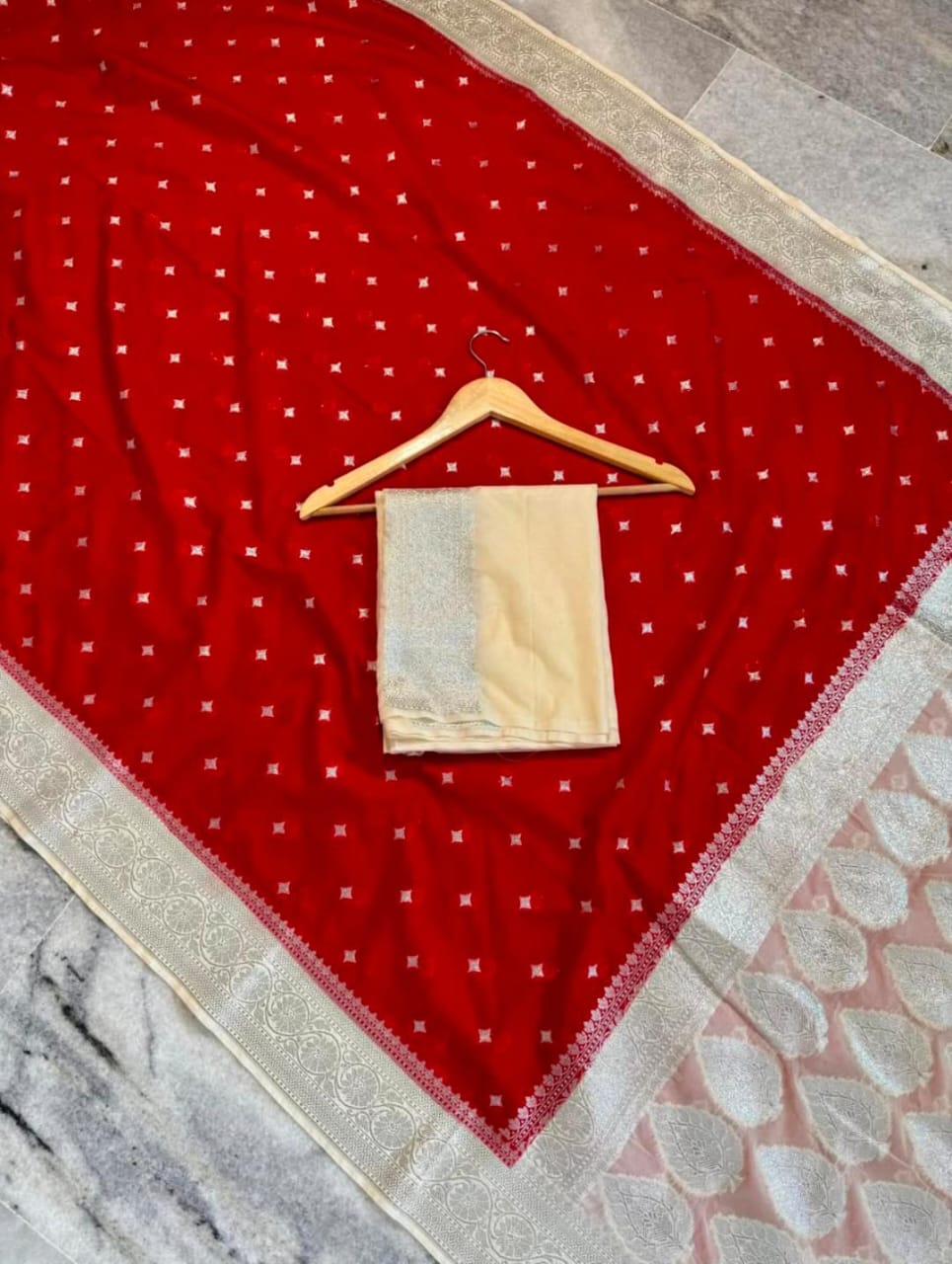 Banarasi Georgette Katan Silk Saree