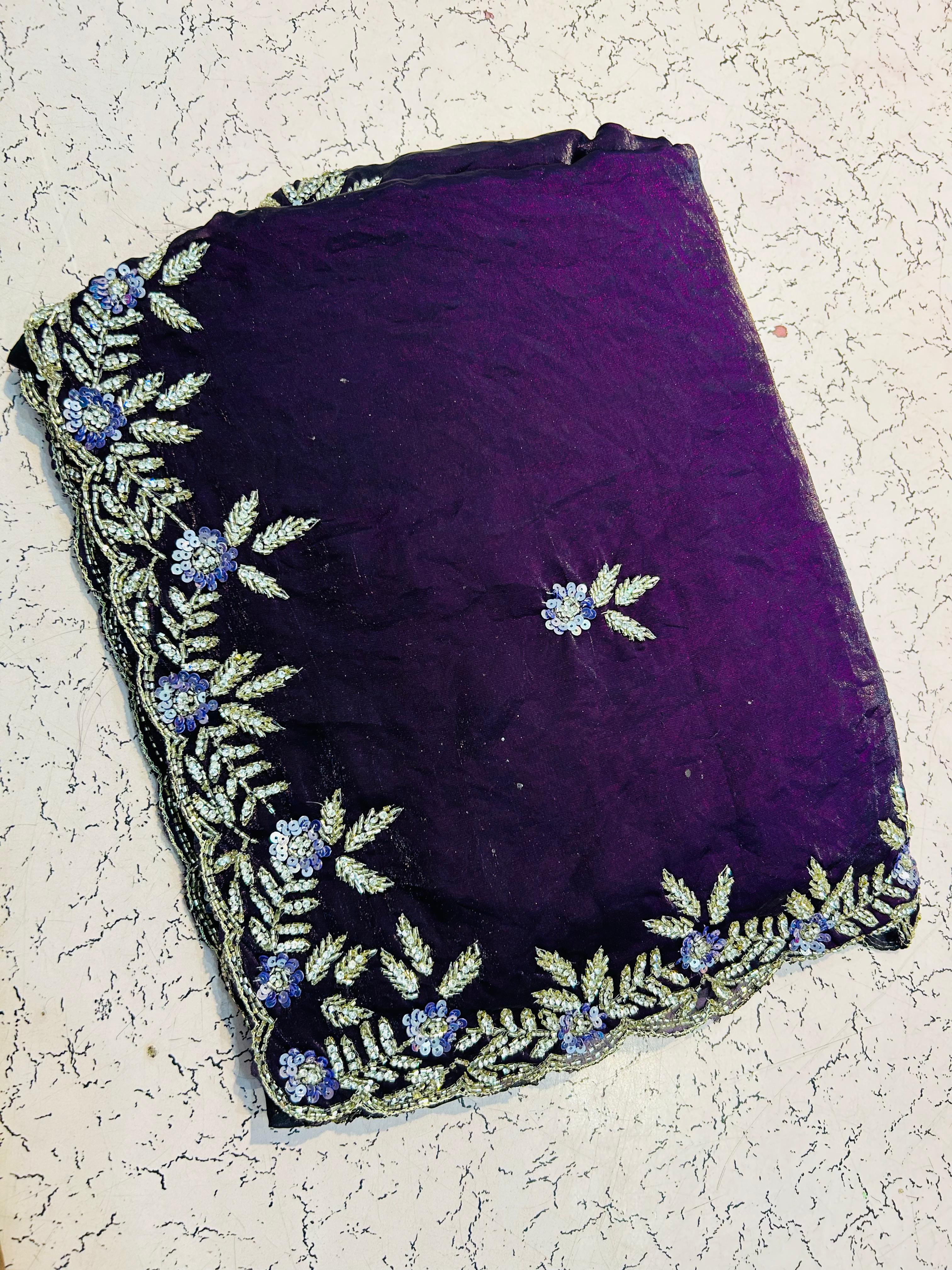 Thanu - Fendy Silk Designer Handwork Saree