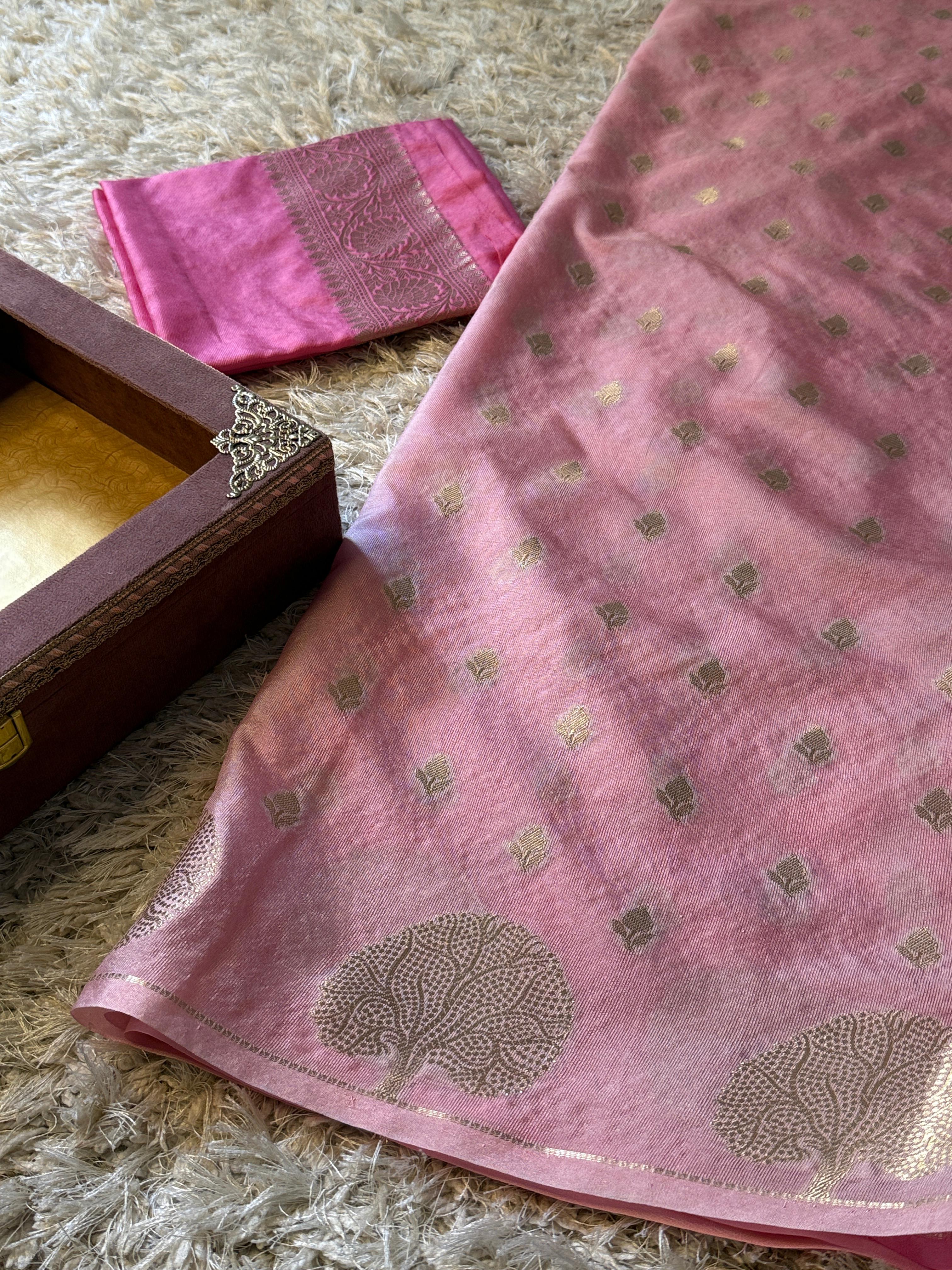 Premium banarasi katan super soft saree