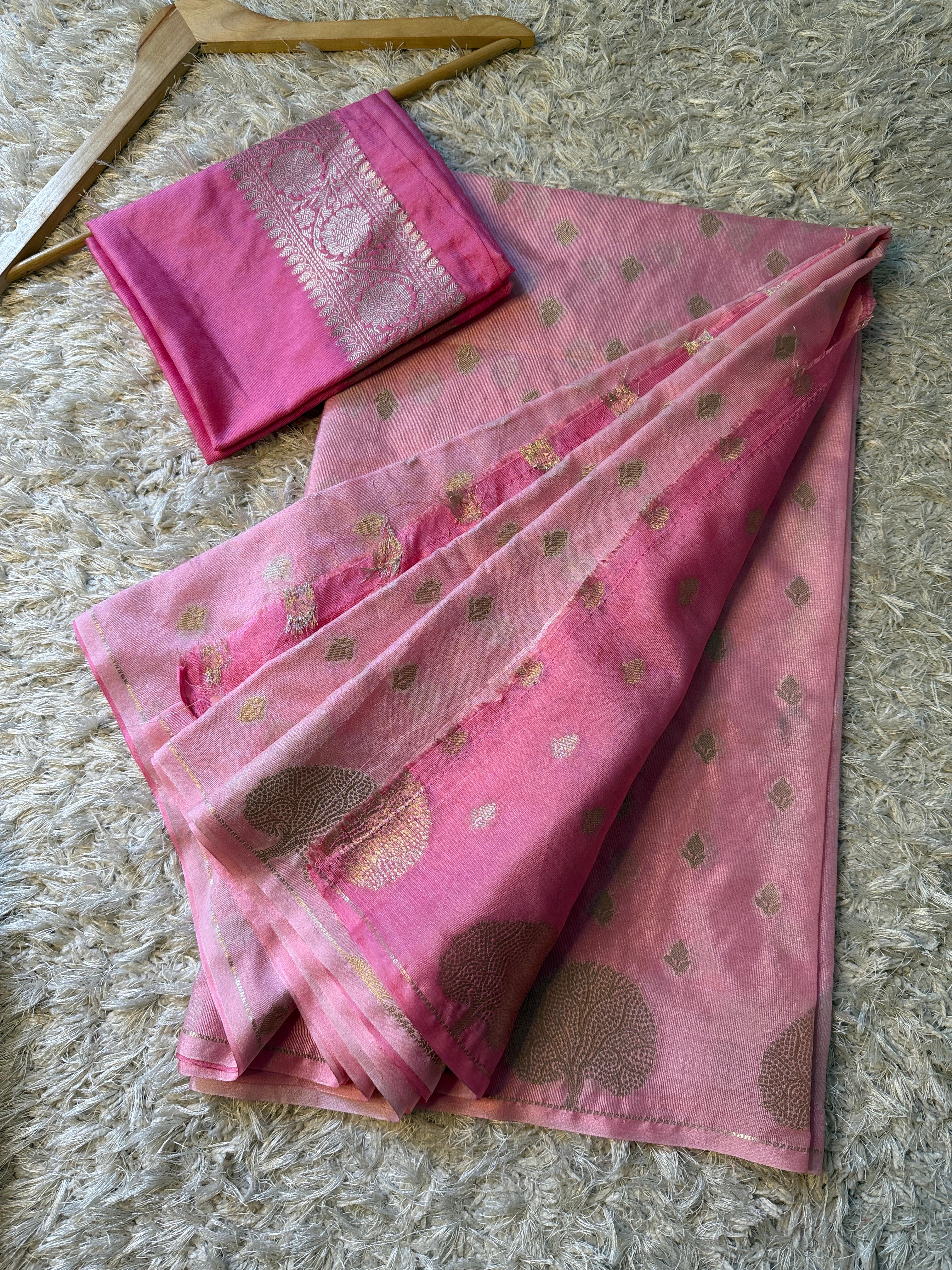 Premium banarasi katan super soft saree