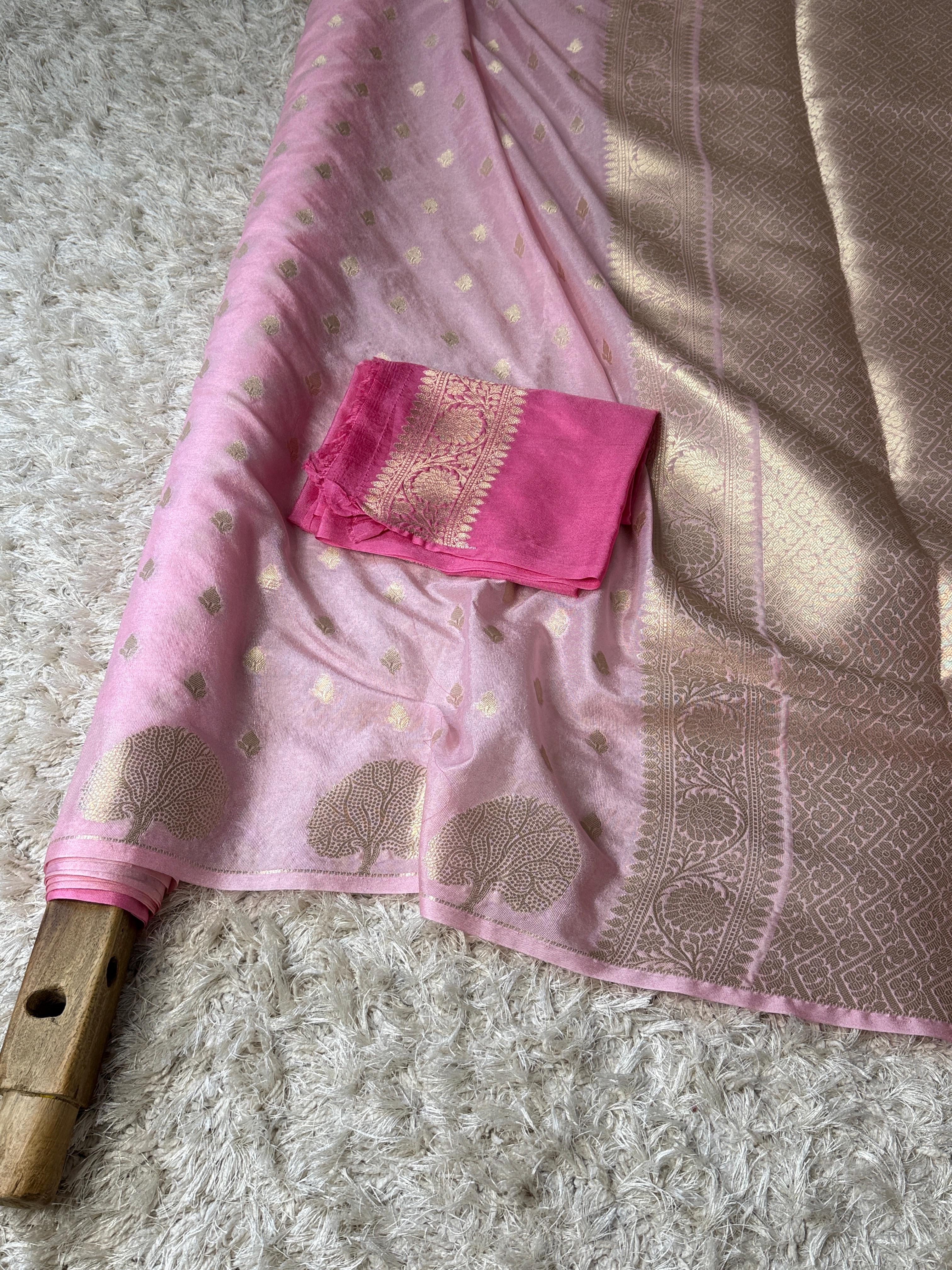 Premium banarasi katan super soft saree