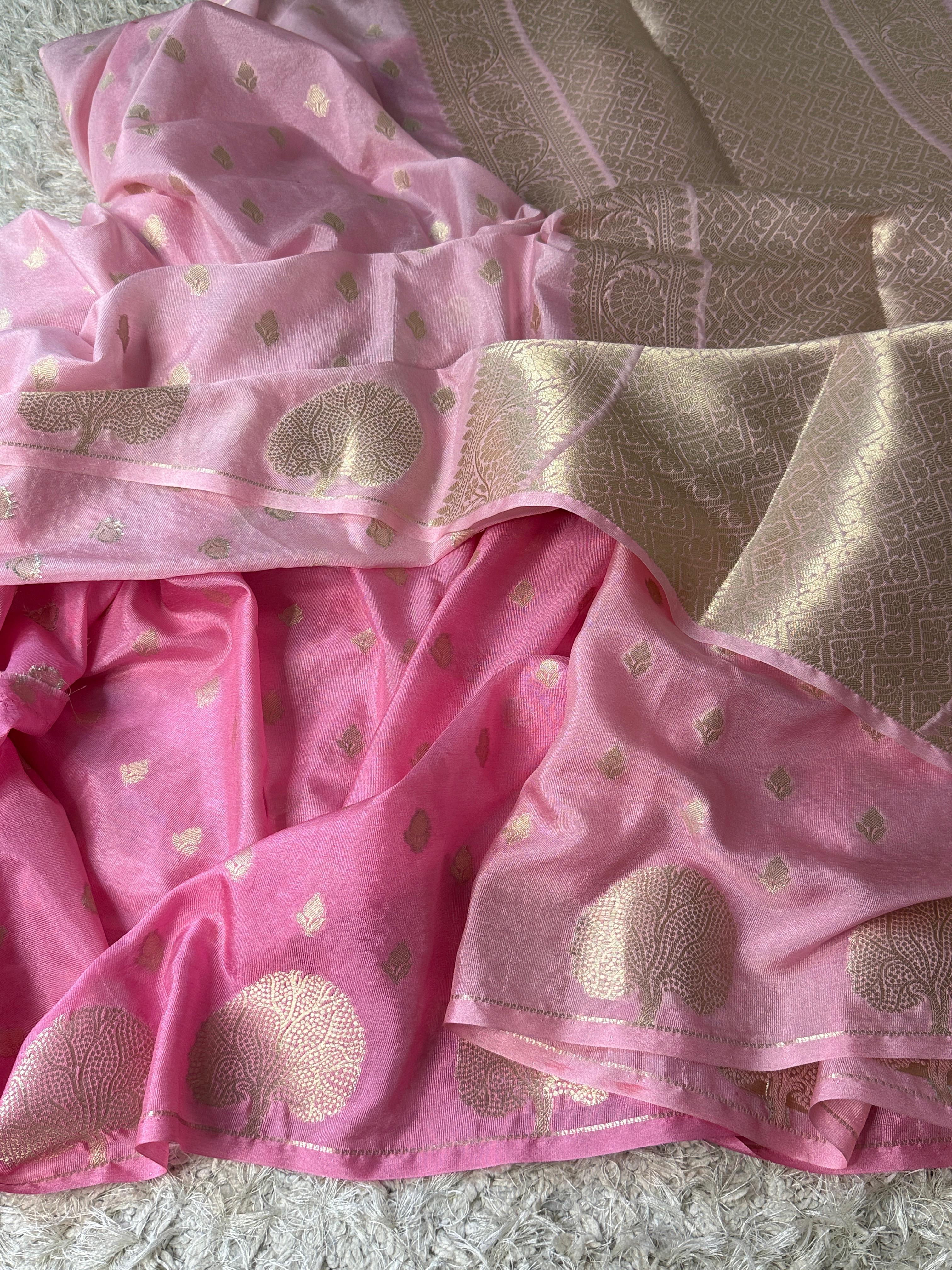 Premium banarasi katan super soft saree