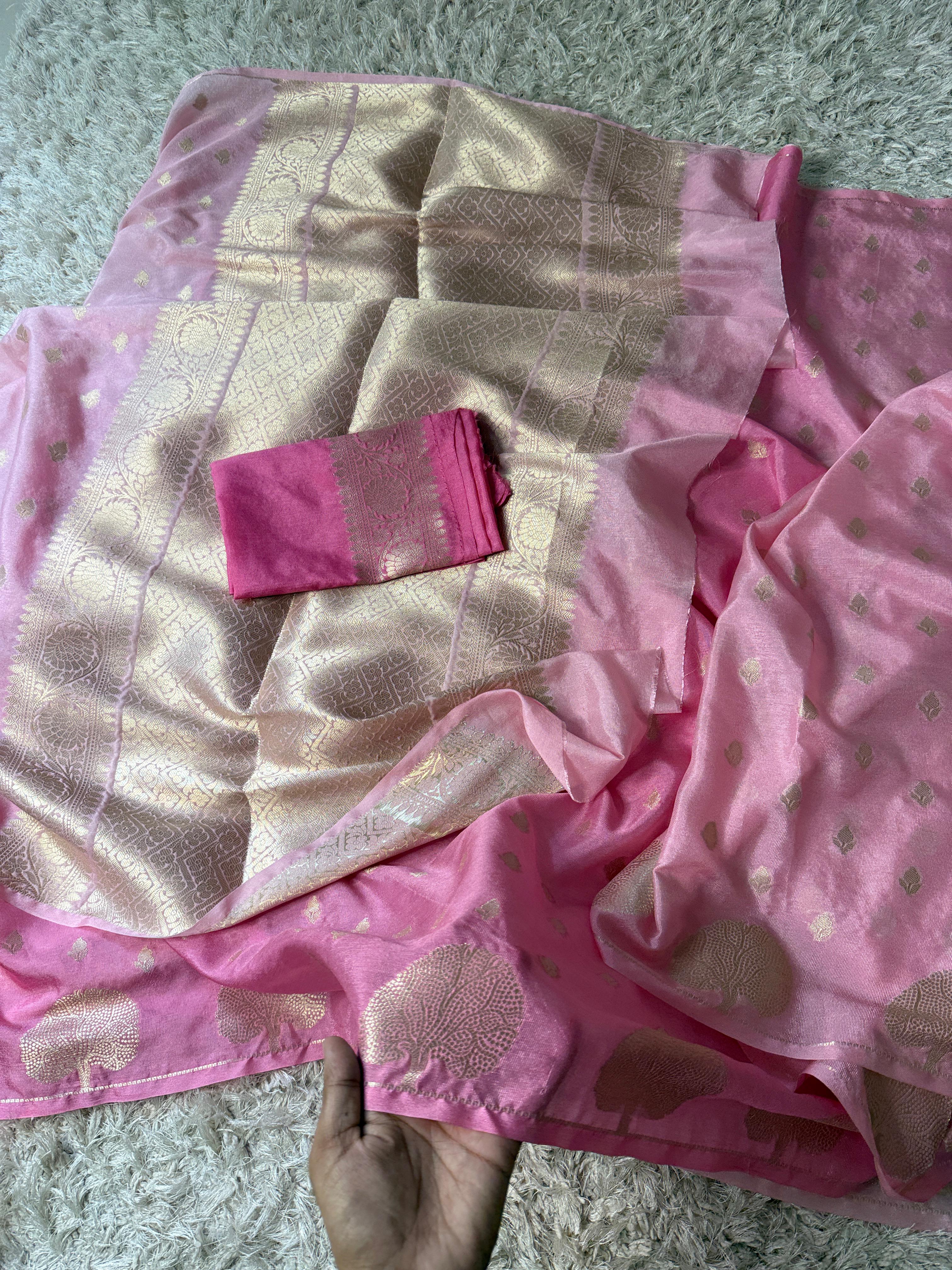 Premium banarasi katan super soft saree