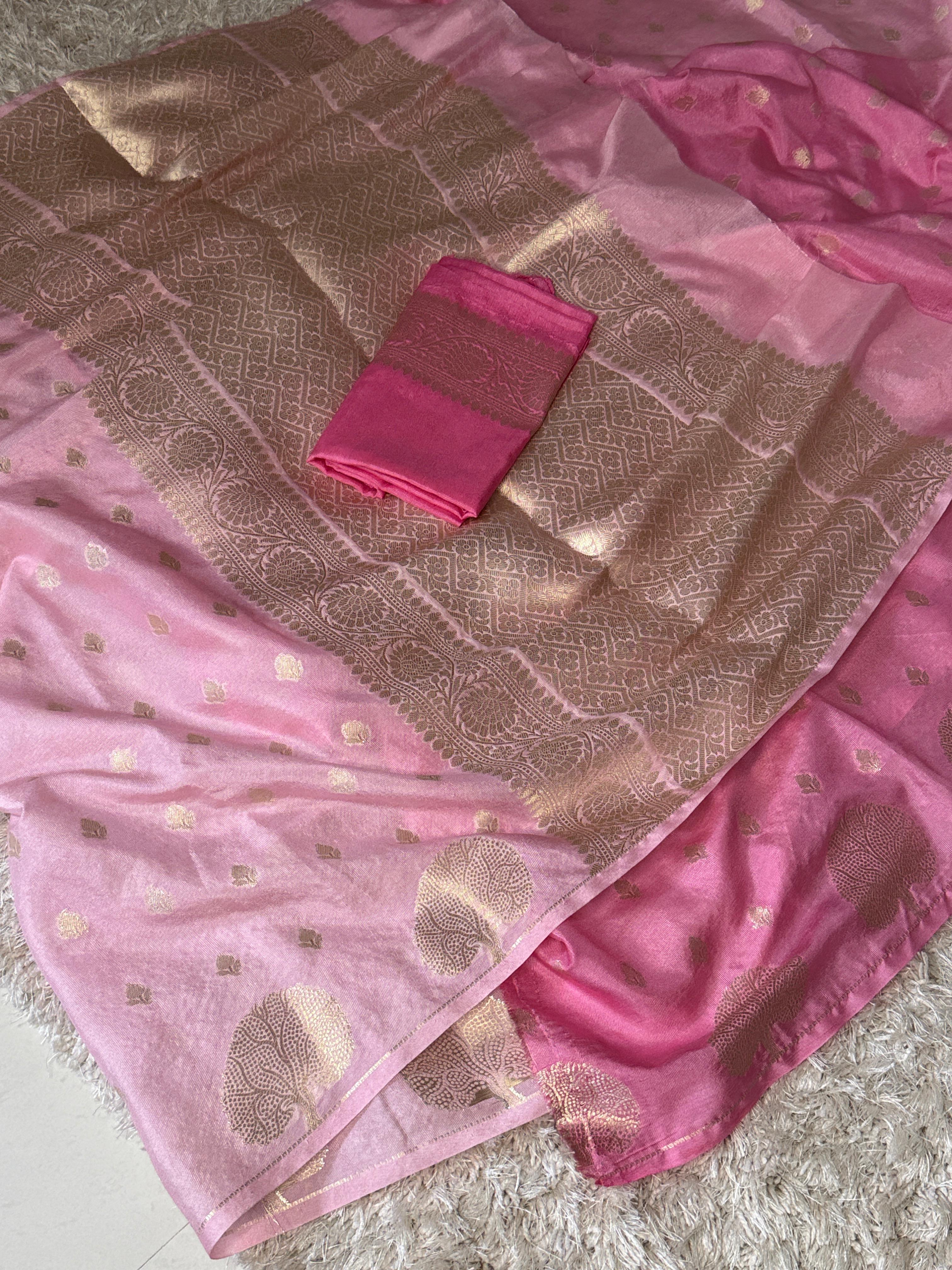 Premium banarasi katan super soft saree