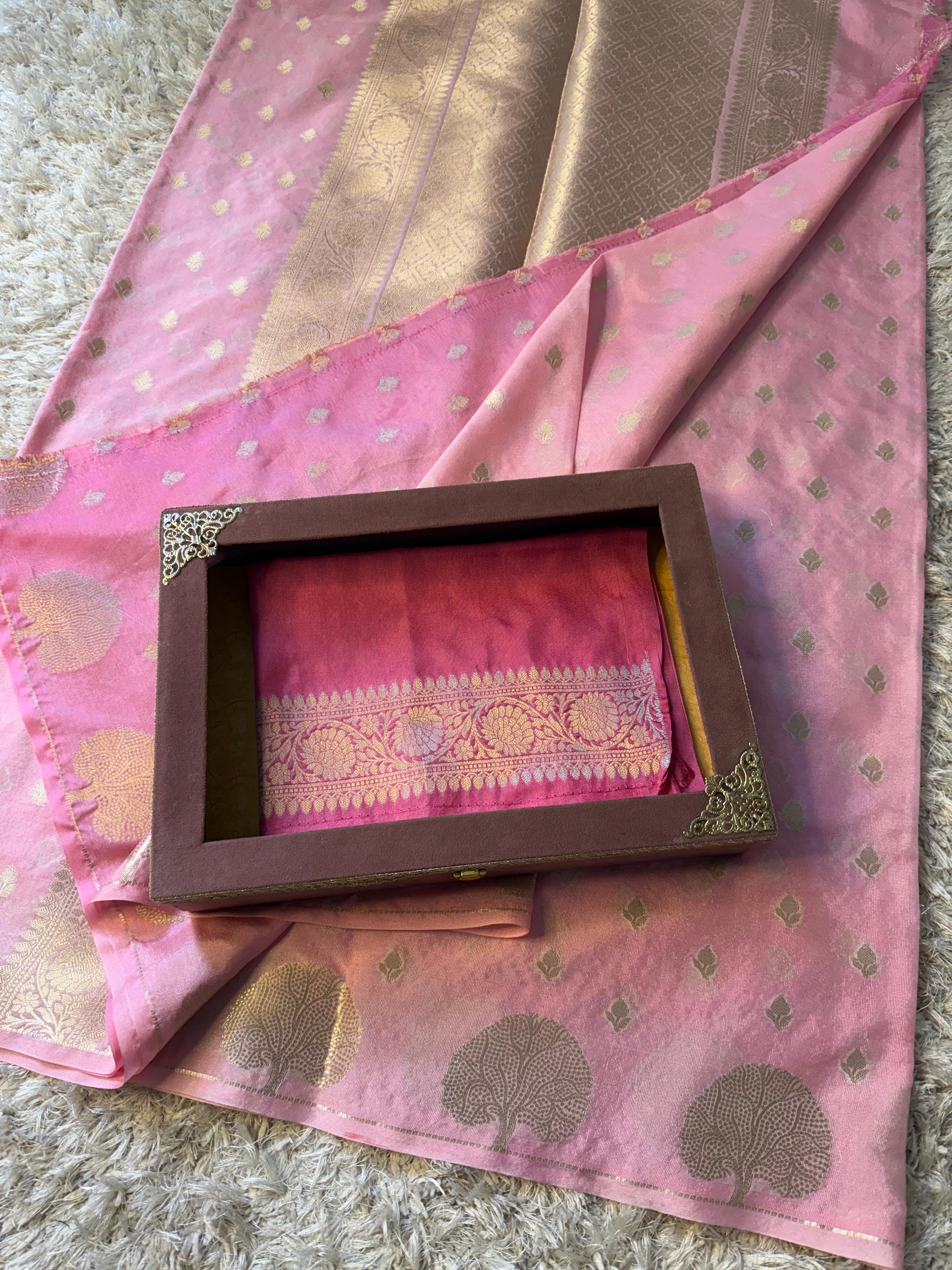 Premium banarasi katan super soft saree