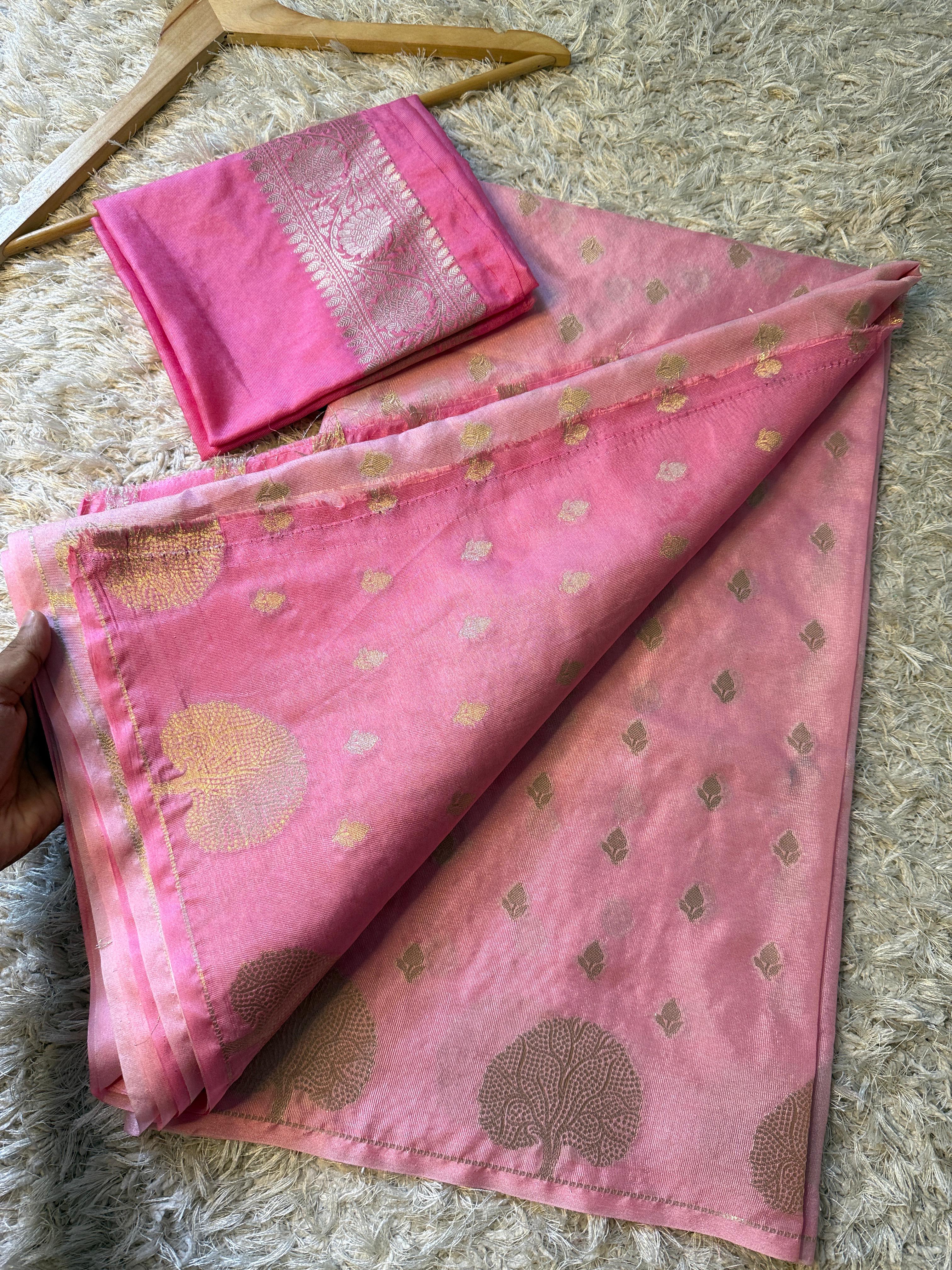 Premium banarasi katan super soft saree