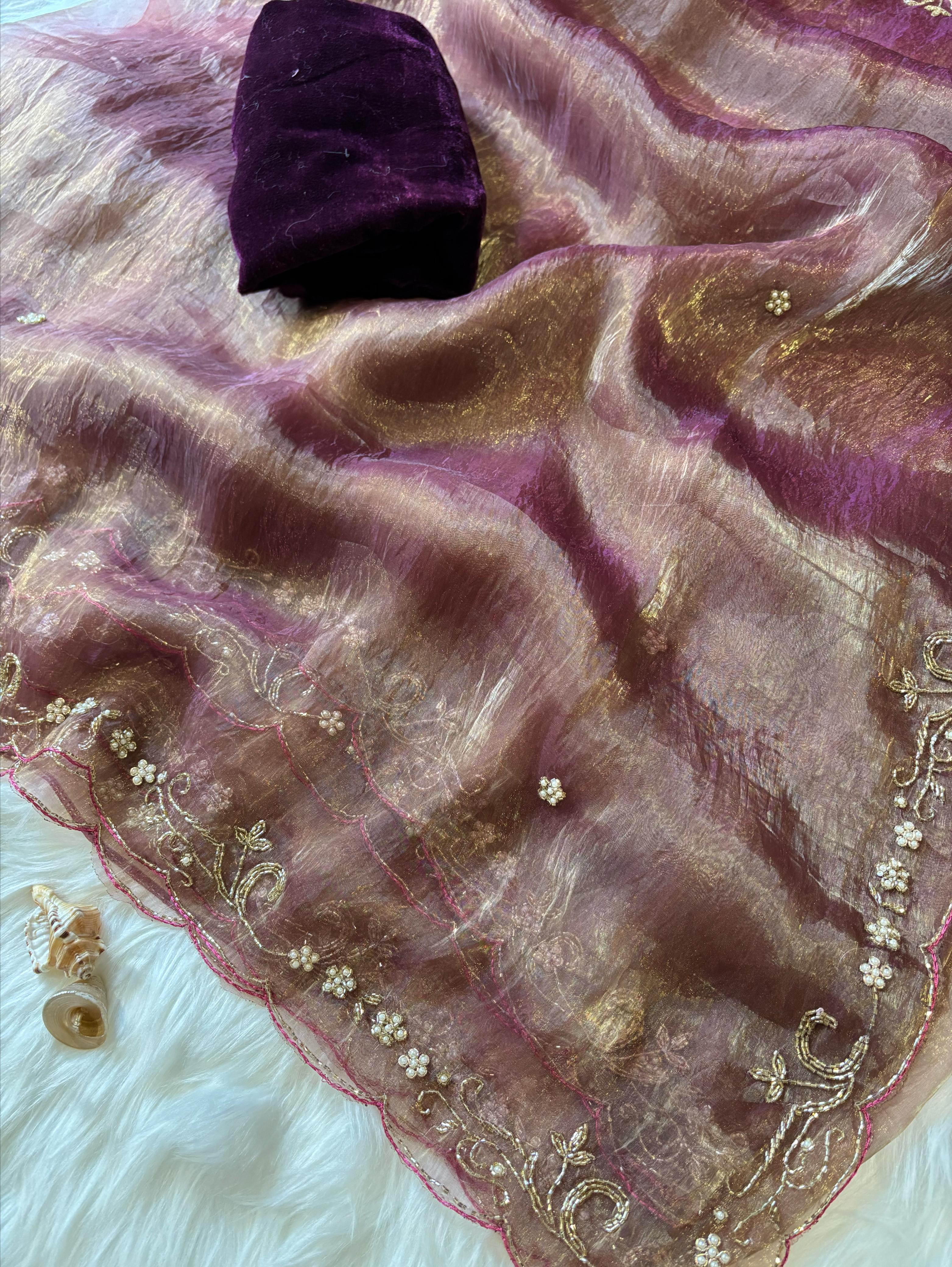 YamiGautam inspired Handwork Saree