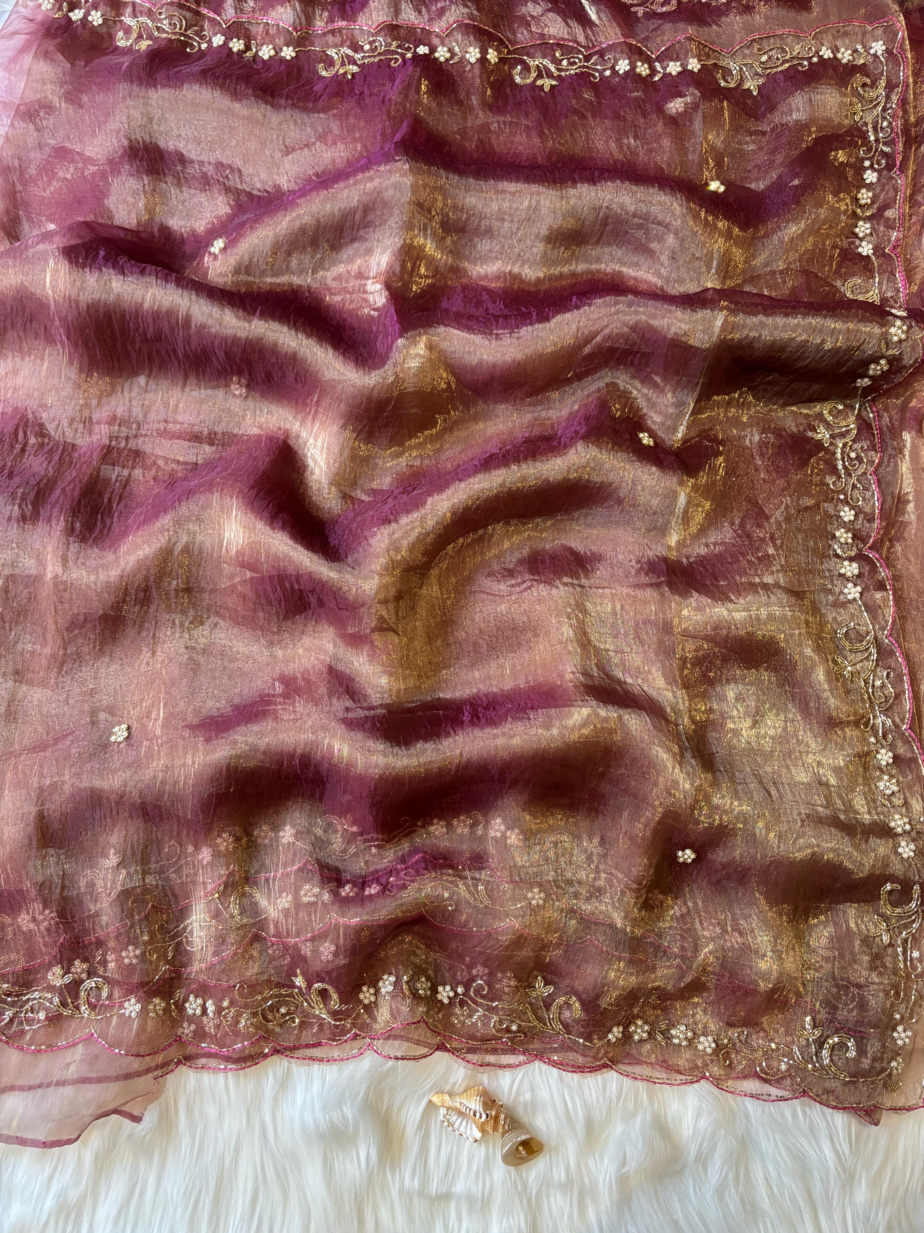 YamiGautam inspired Handwork Saree