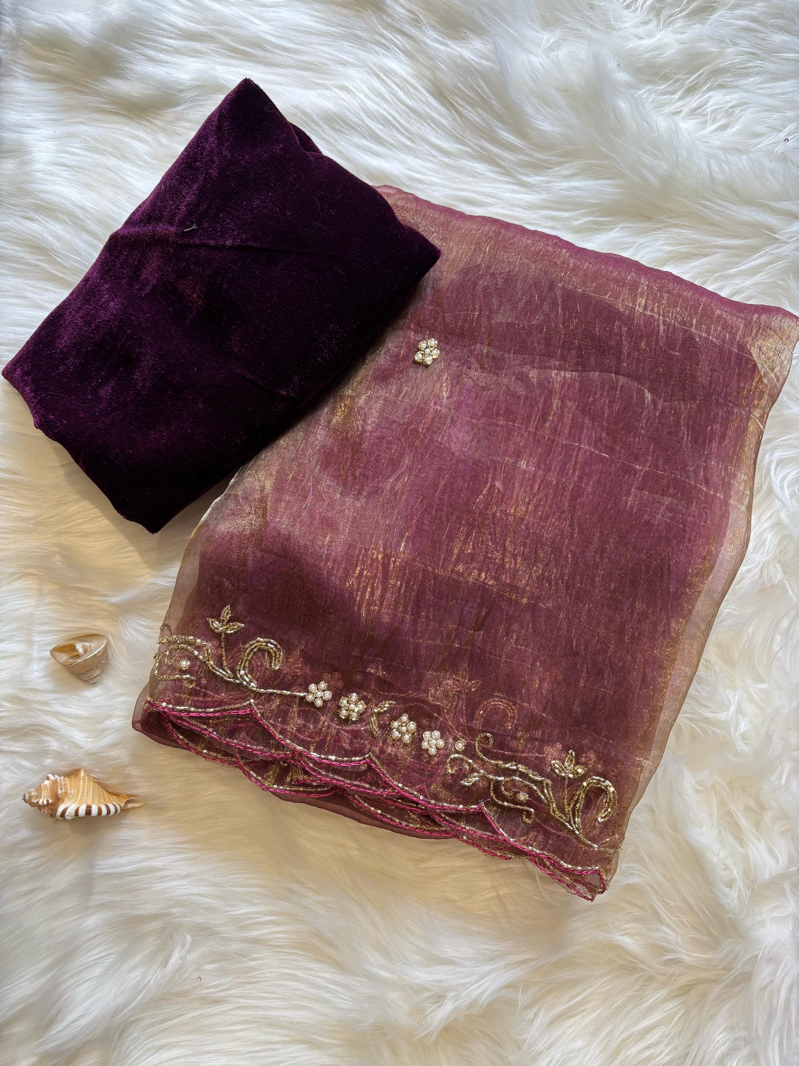 YamiGautam inspired Handwork Saree